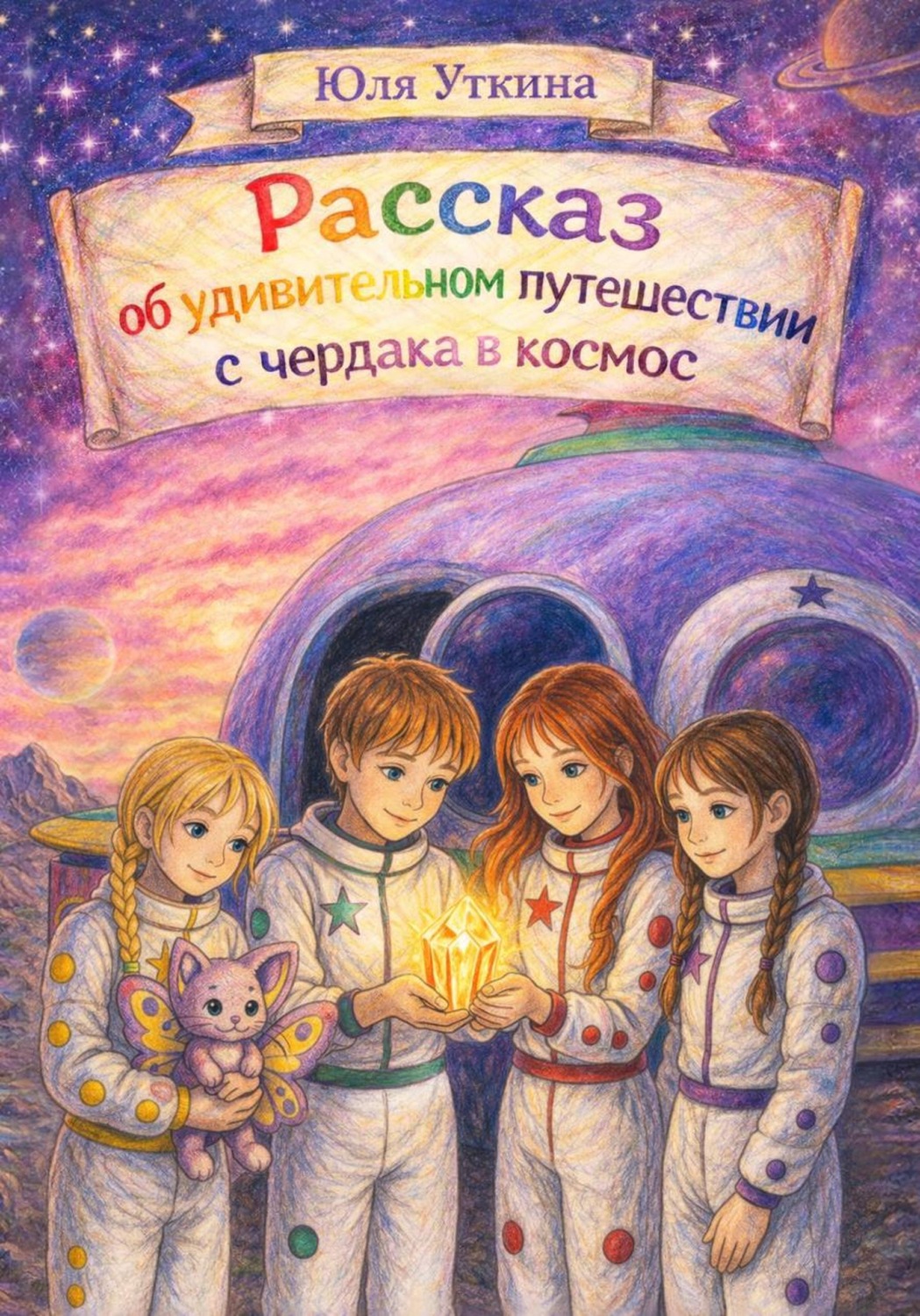 Обложка книги «Рассказ об удивительном путешествии с чердака в космос»
