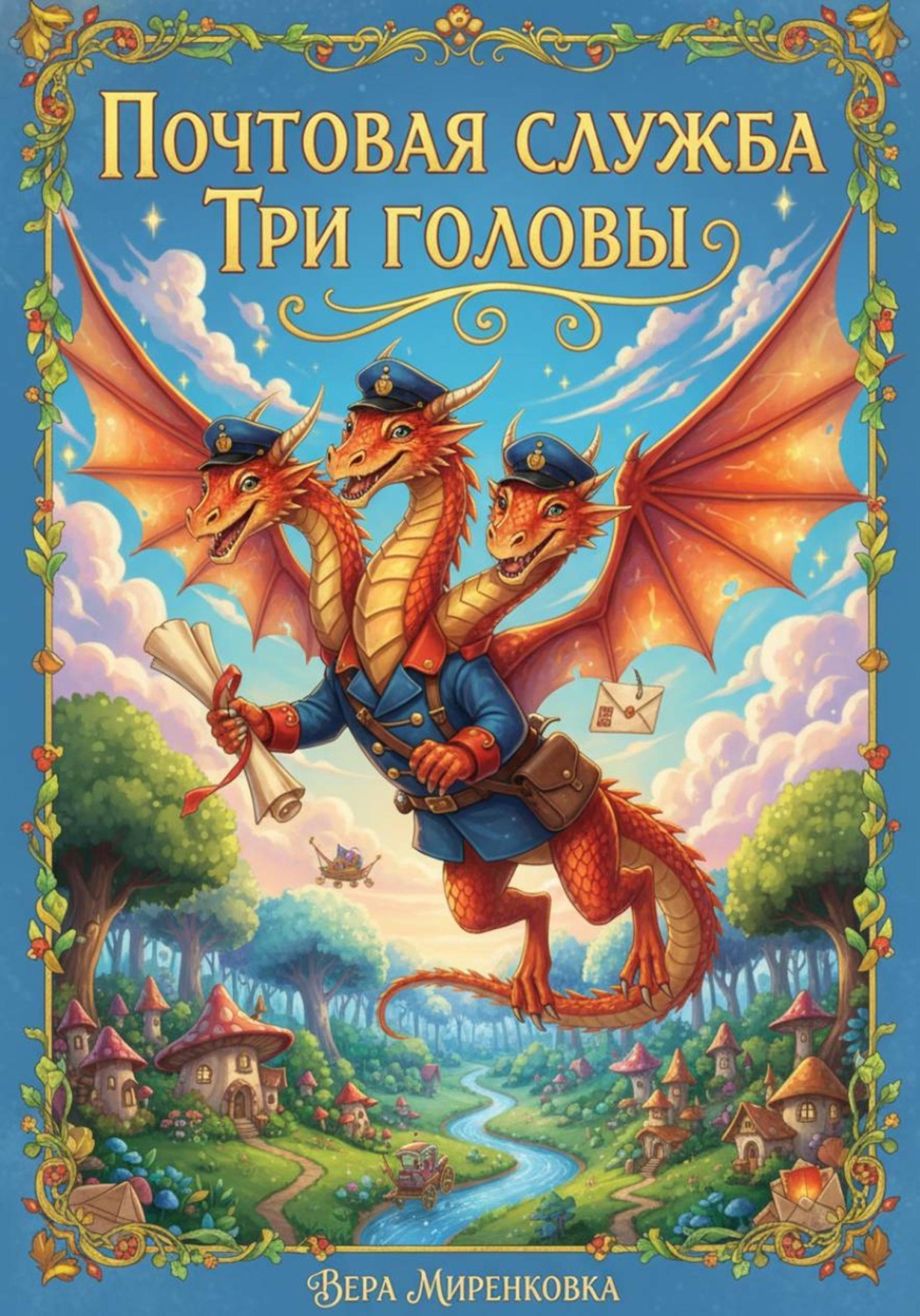 Обложка книги «Змей Горыныч и почтовая служба «Три Головы»»
