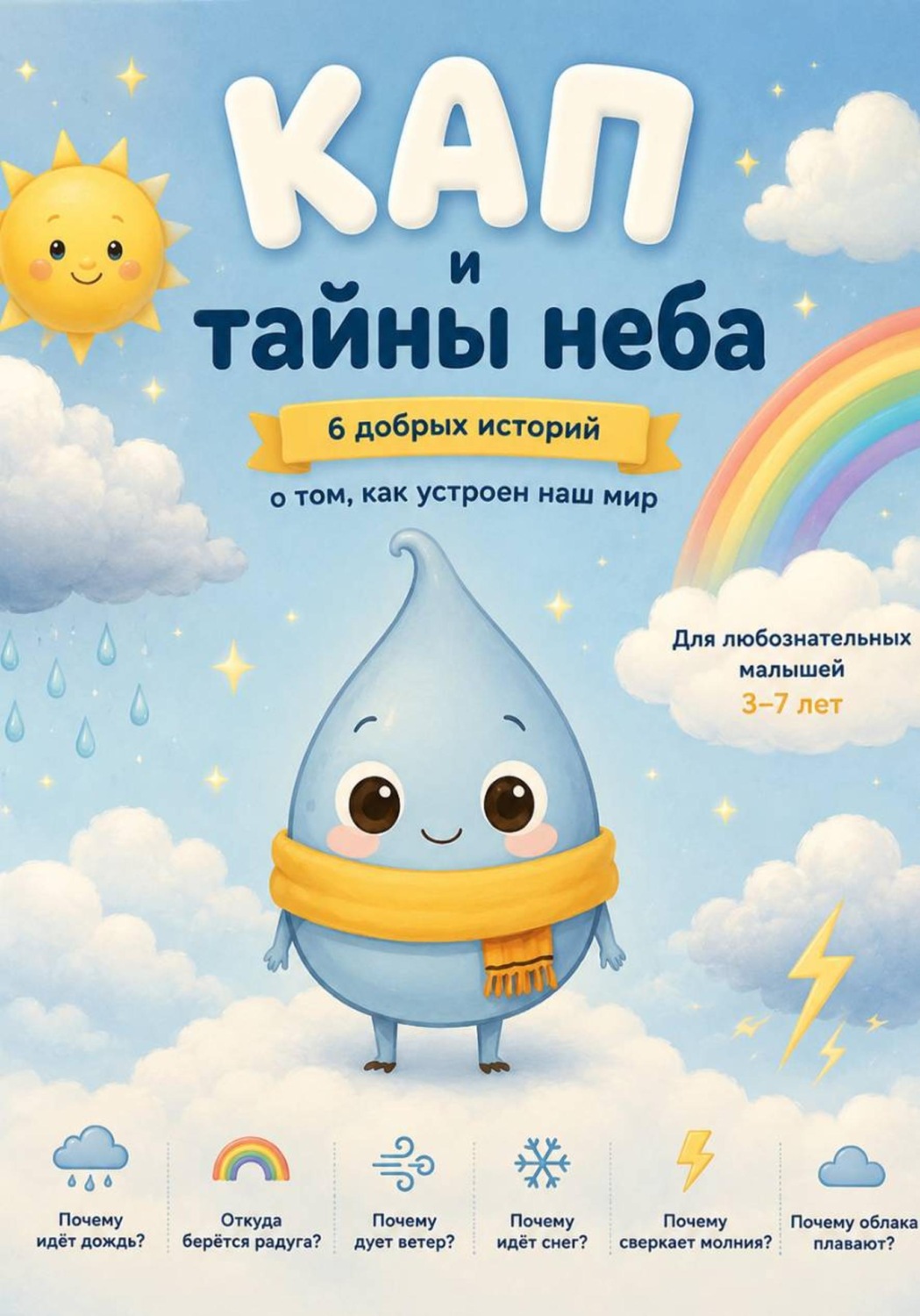 Обложка книги «Кап и тайны неба»