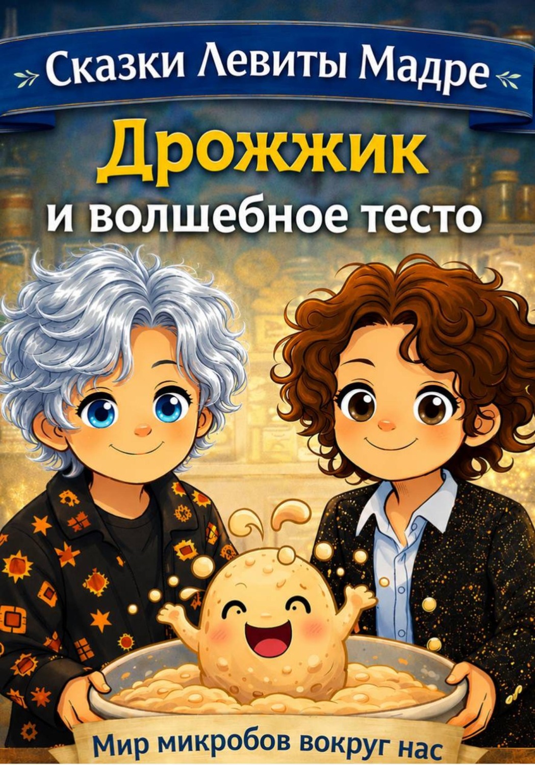 Обложка книги «Сказки Левиты Мадре. Дрожжик и волшебное тесто»