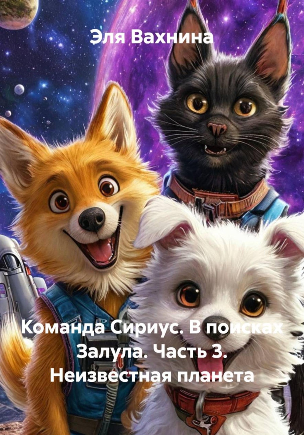 Обложка книги «Команда Сириус. В поисках Залула. Часть 3. Неизвестная планета»