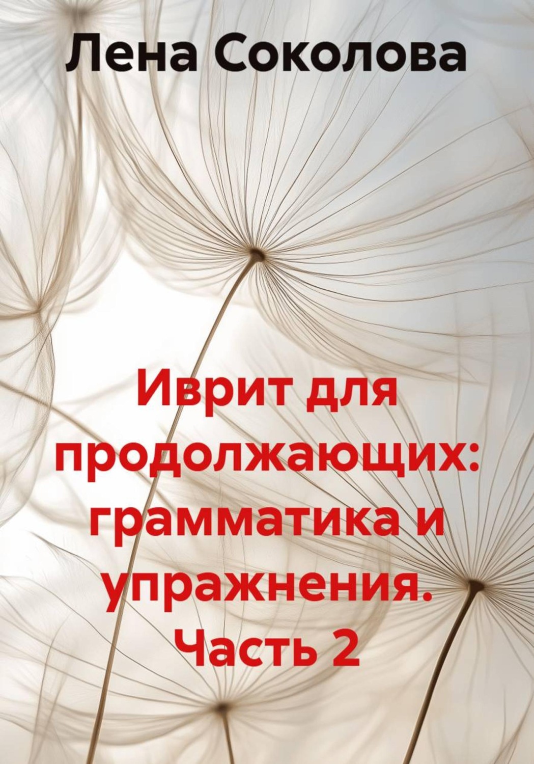 Обложка книги «Иврит для продолжающих: грамматика и упражнения. Часть 2»