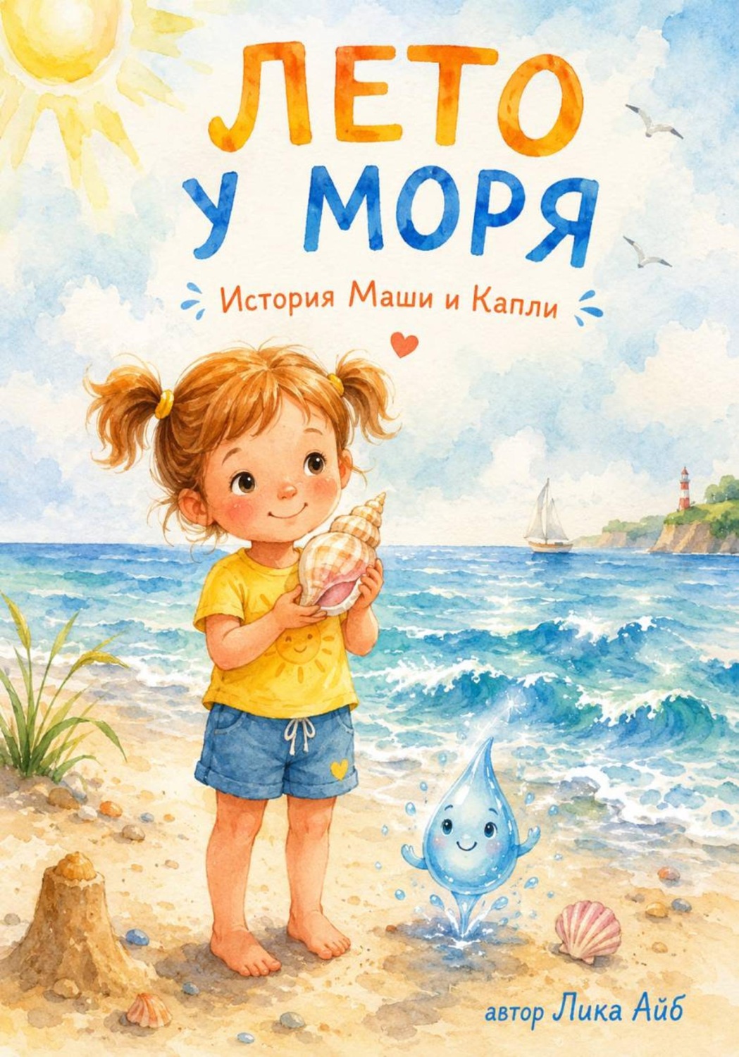 Обложка книги «ЛЕТО У МОРЯ. История Маши и Капли»