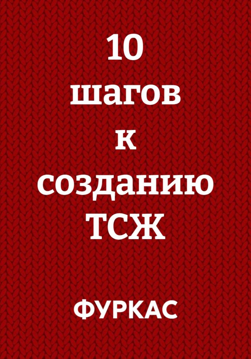 Обложка книги «10 шагов к созданию ТСЖ»