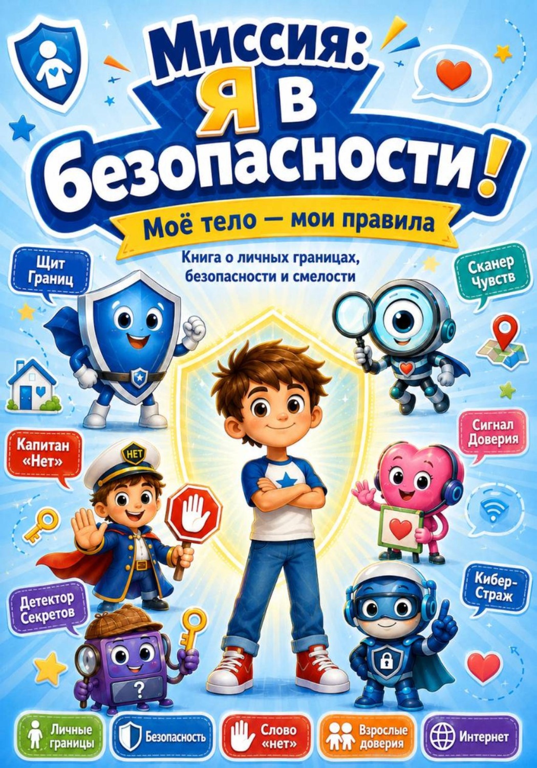 Обложка книги «Я в безопасности»