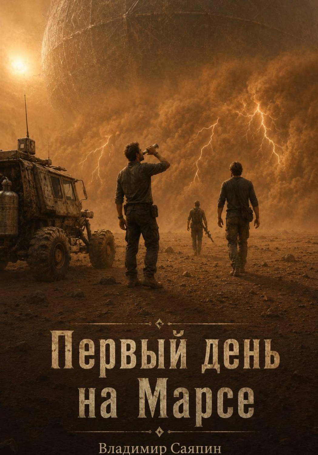Обложка книги «Первый день на Марсе»