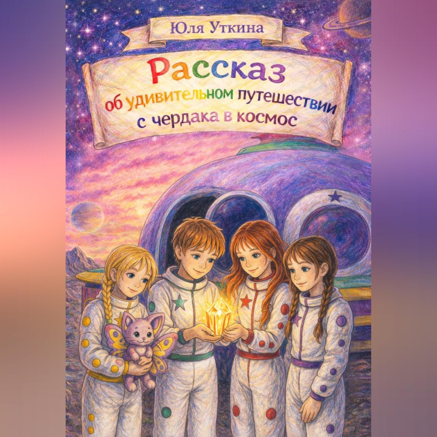 Обложка книги «Рассказ об удивительном путешествии с чердака в космос»