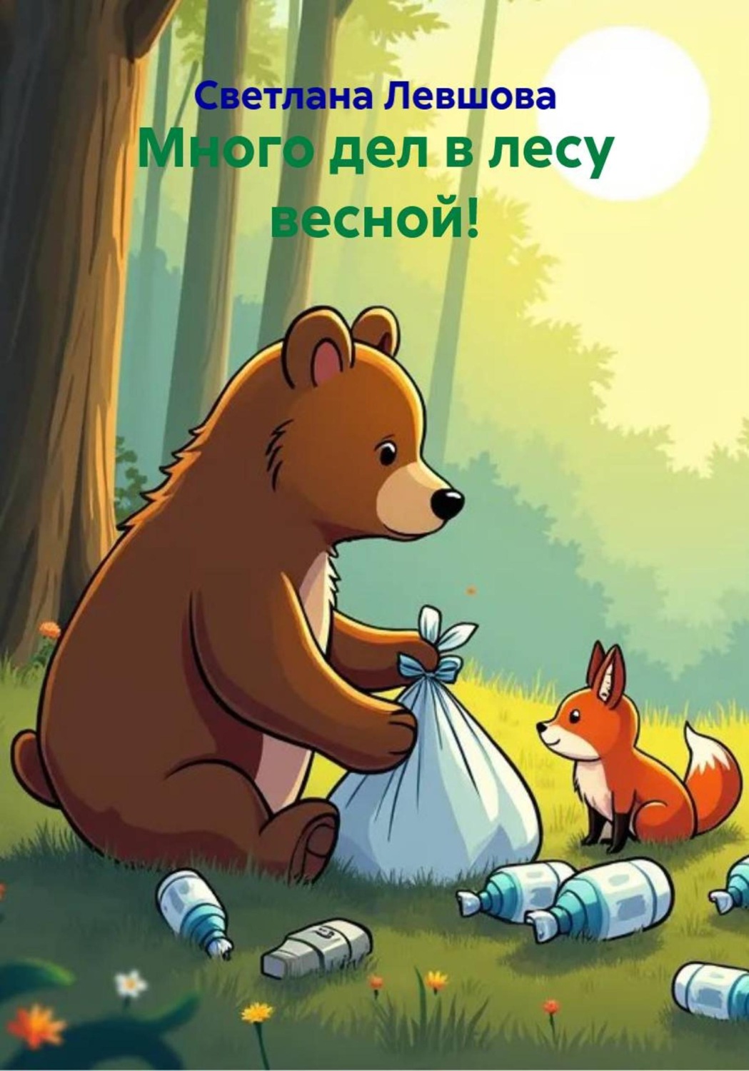 Обложка книги «Много дел в лесу весной!»