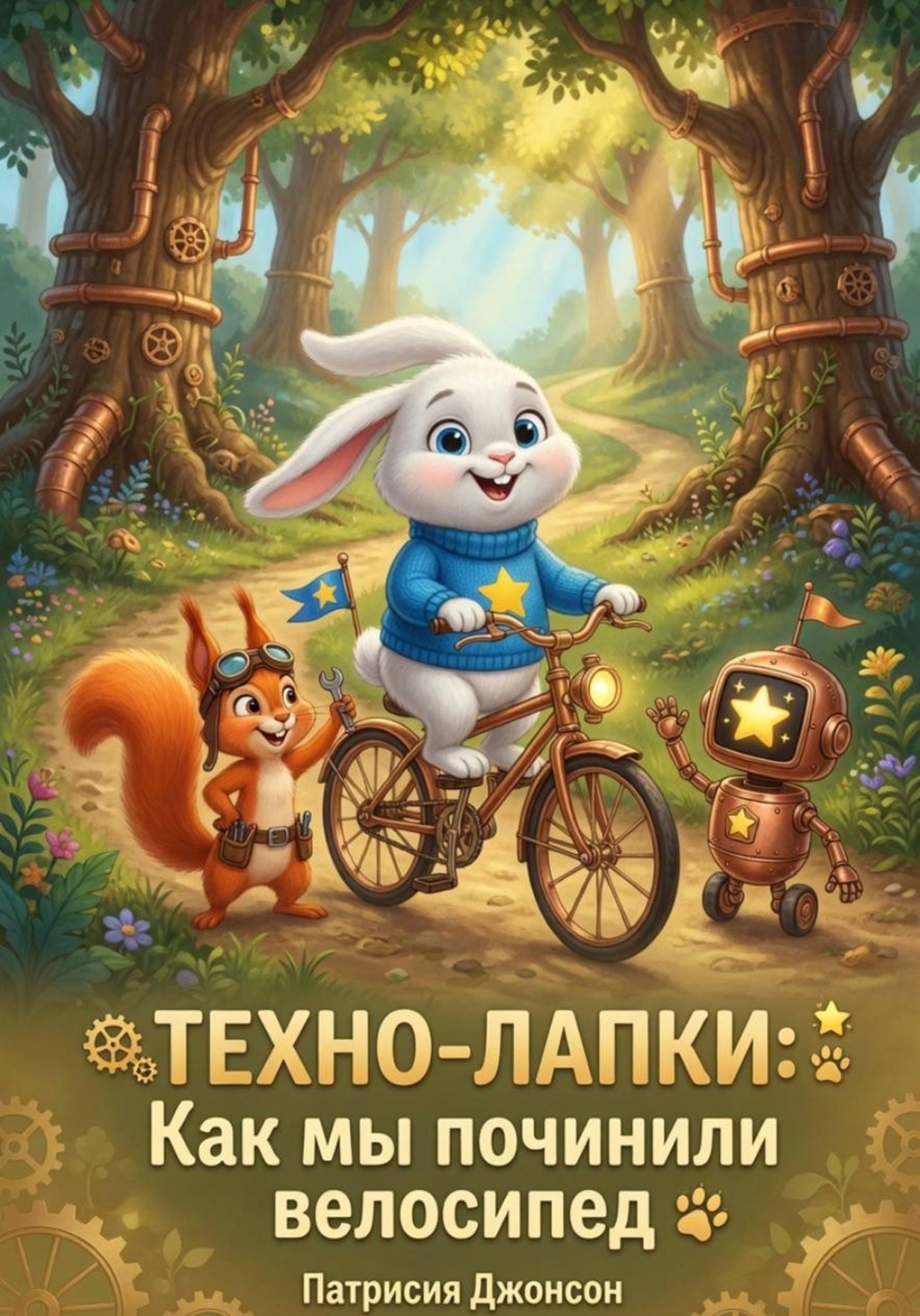 Обложка книги «Техно-лапки: Как мы починили велосипед»