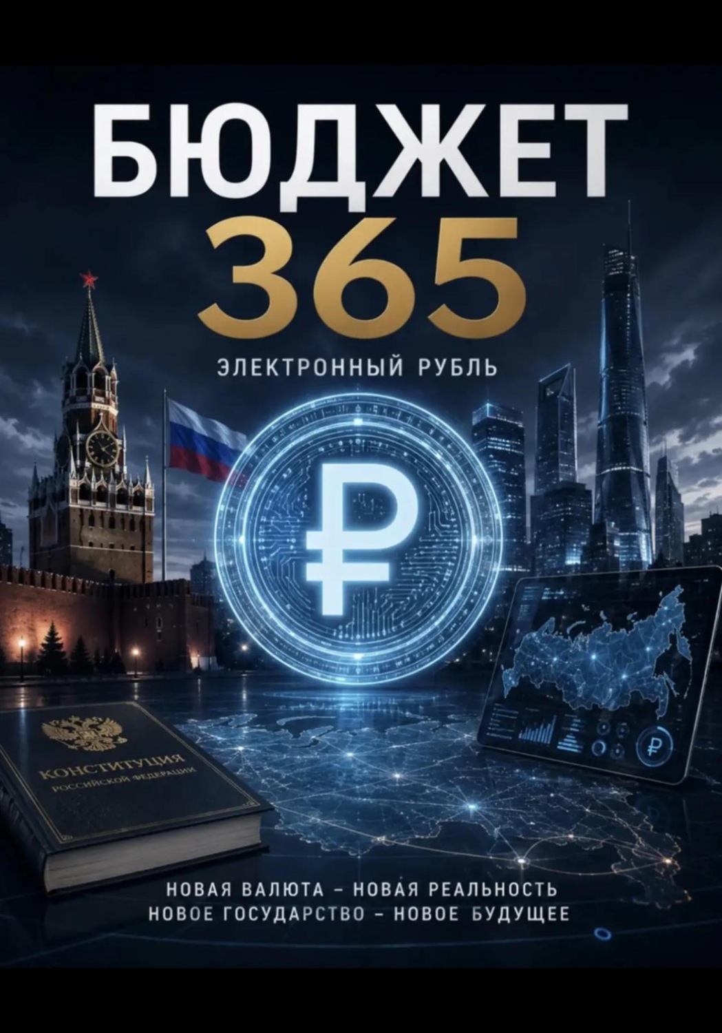 Обложка книги «Бюджет 365 электронных рублей»