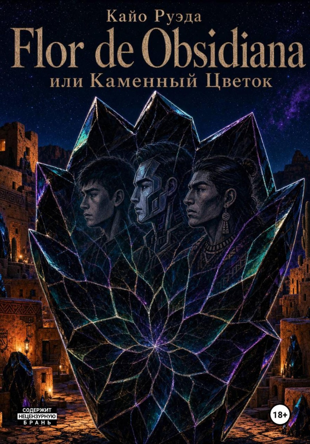 Обложка книги «Flor De Obsidiana или Каменный Цветок»