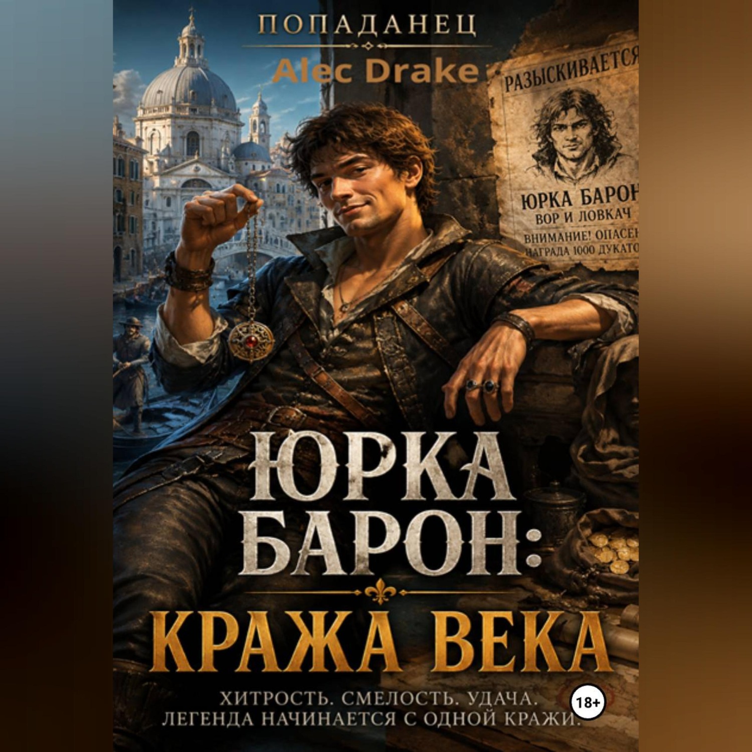 Обложка книги «Попаданец. Юрка Барон: Кража века»