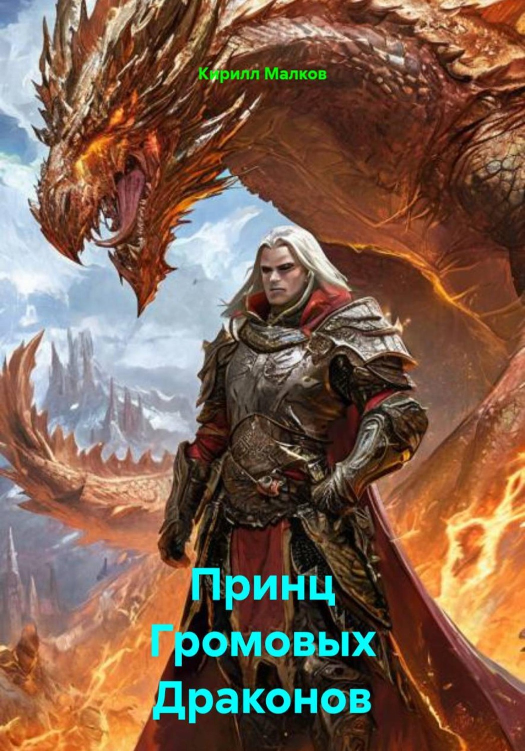 Обложка книги «Принц Громовых Драконов»