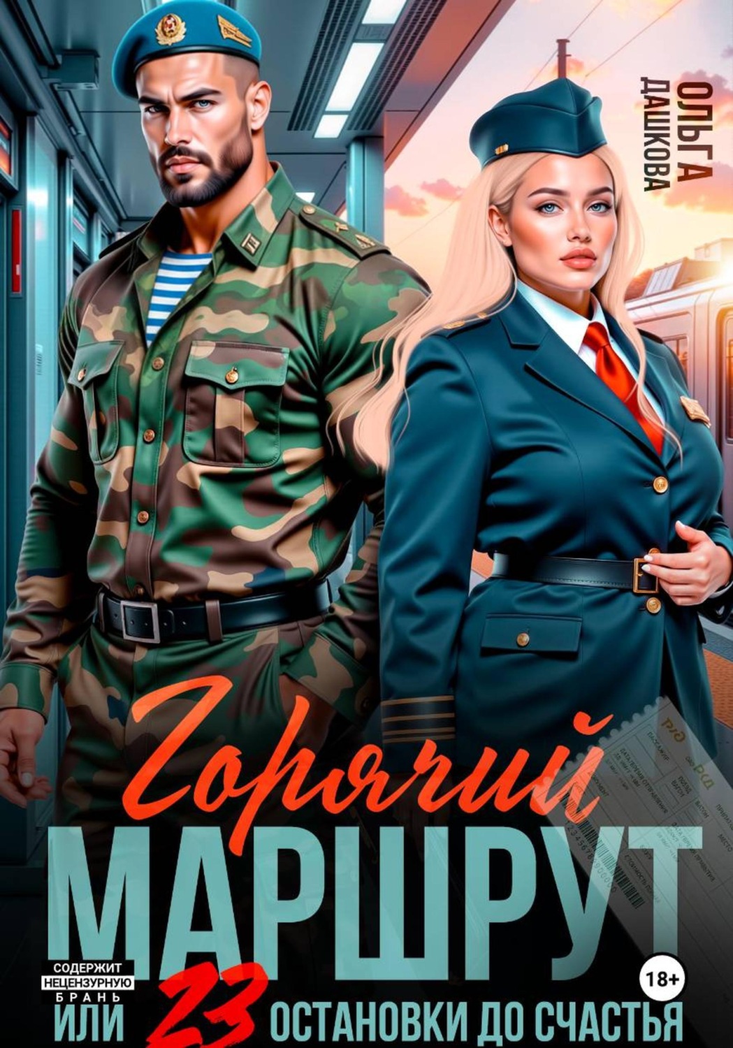 Обложка книги «Горячий маршрут или 23 остановки до счастья»