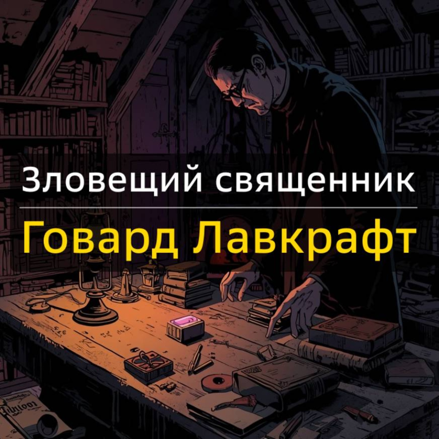 Обложка книги «Зловещий священник»