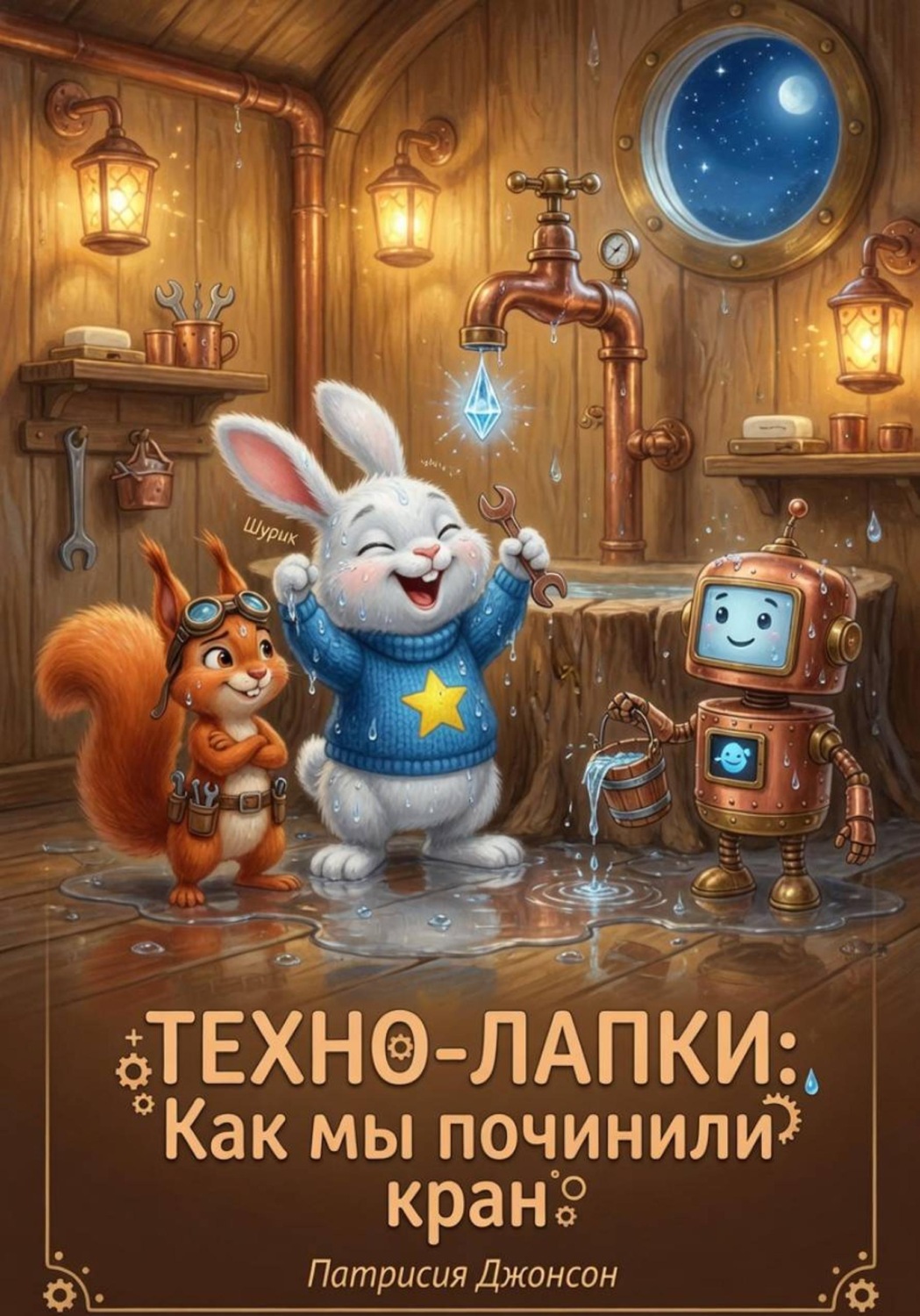 Обложка книги «Техно-лапки: как мы починили кран»
