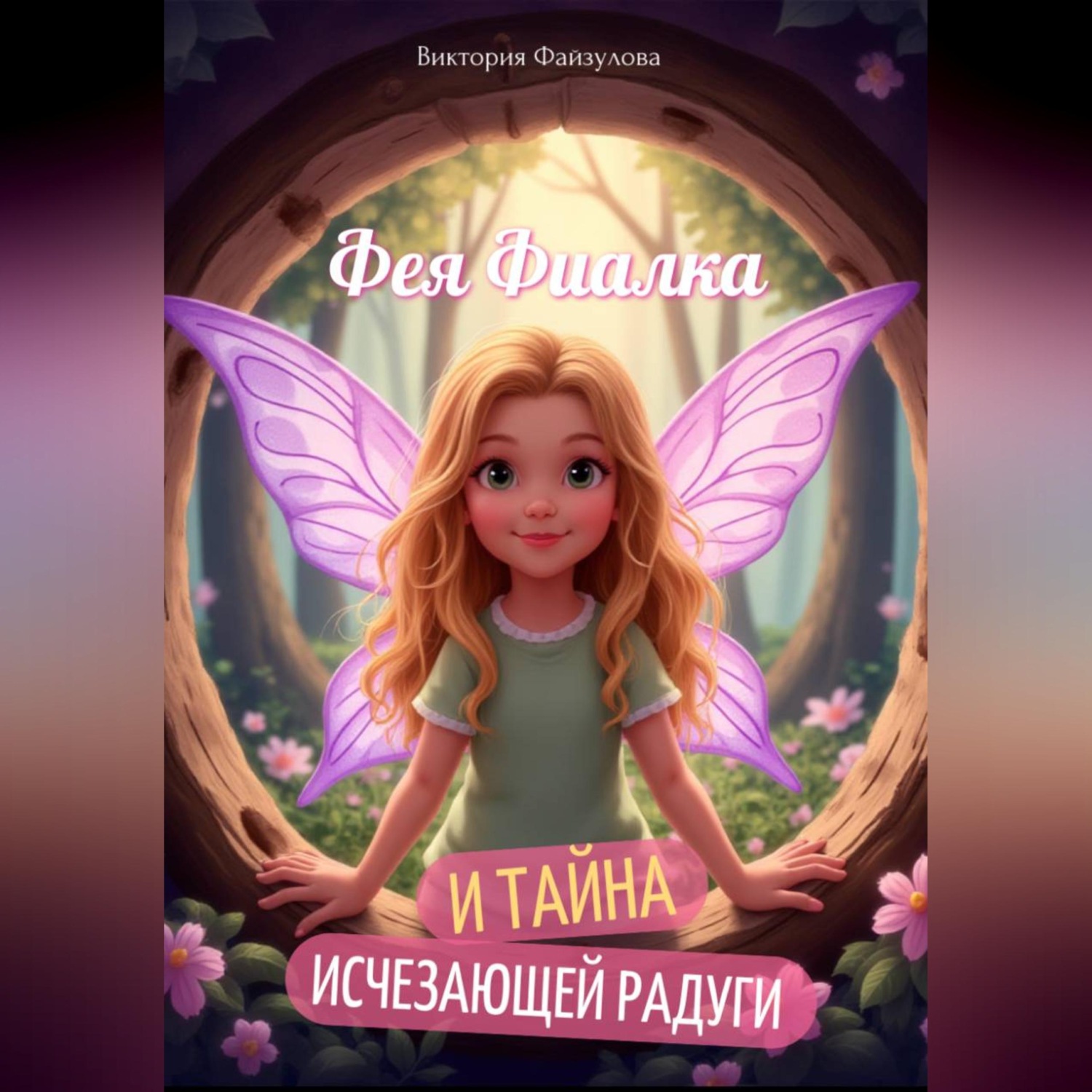 Обложка книги «Фея Фиалка и Тайна Исчезающей Радуги»