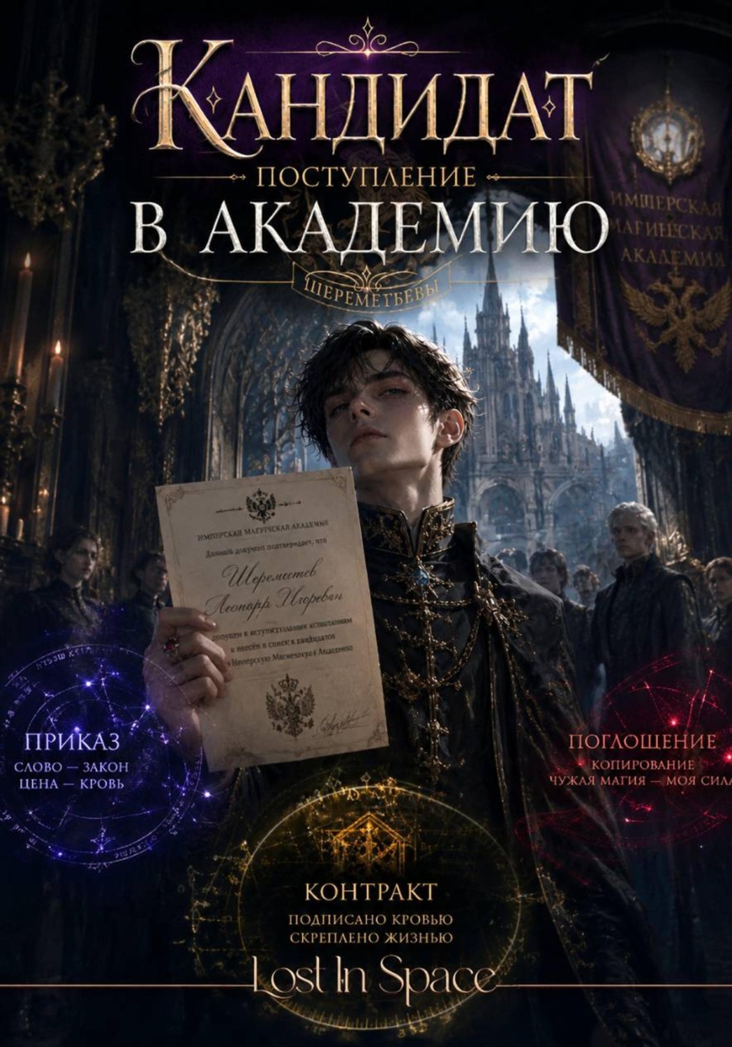 Обложка книги «Кандидат, поступление в Академию»