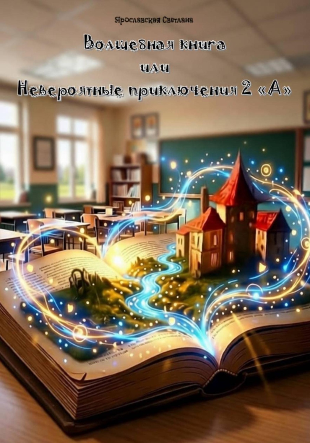 Обложка книги «Волшебная книга или Невероятные приключения 2 "А"»