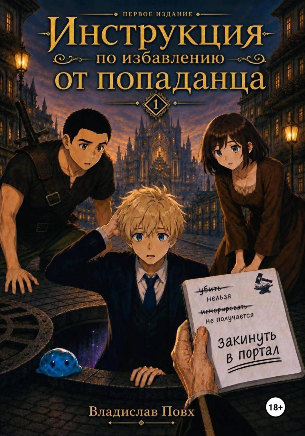 Обложка книги «Инструкция по избавлению от попаданца. Первое издание»