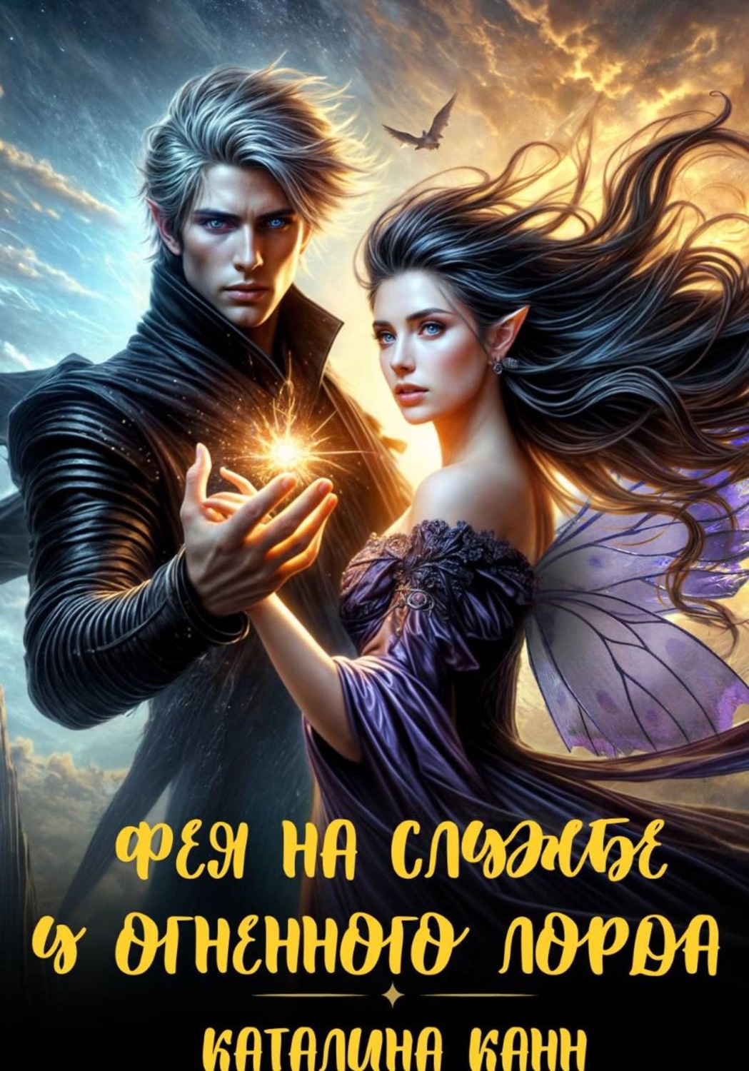 Обложка книги «Фея на службе у огненного лорда»