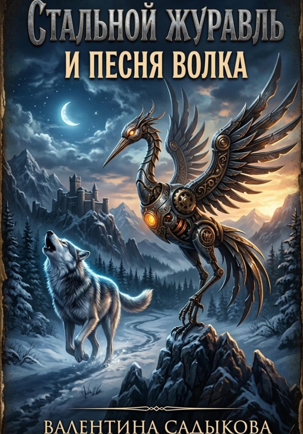 Обложка книги «Стальной журавль и песня волка»