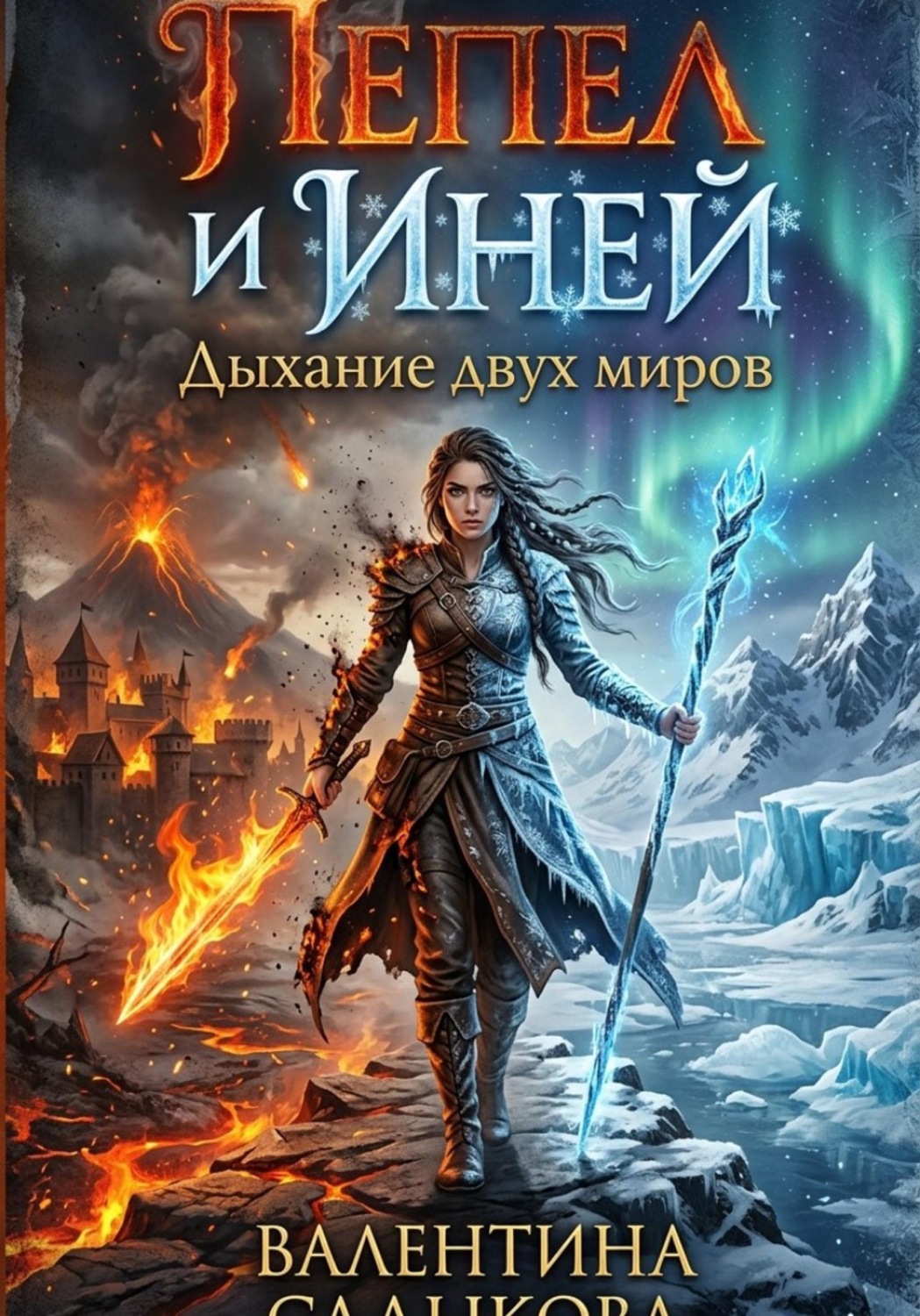 Обложка книги «Пепел и Иней: Дыхание двух миров»
