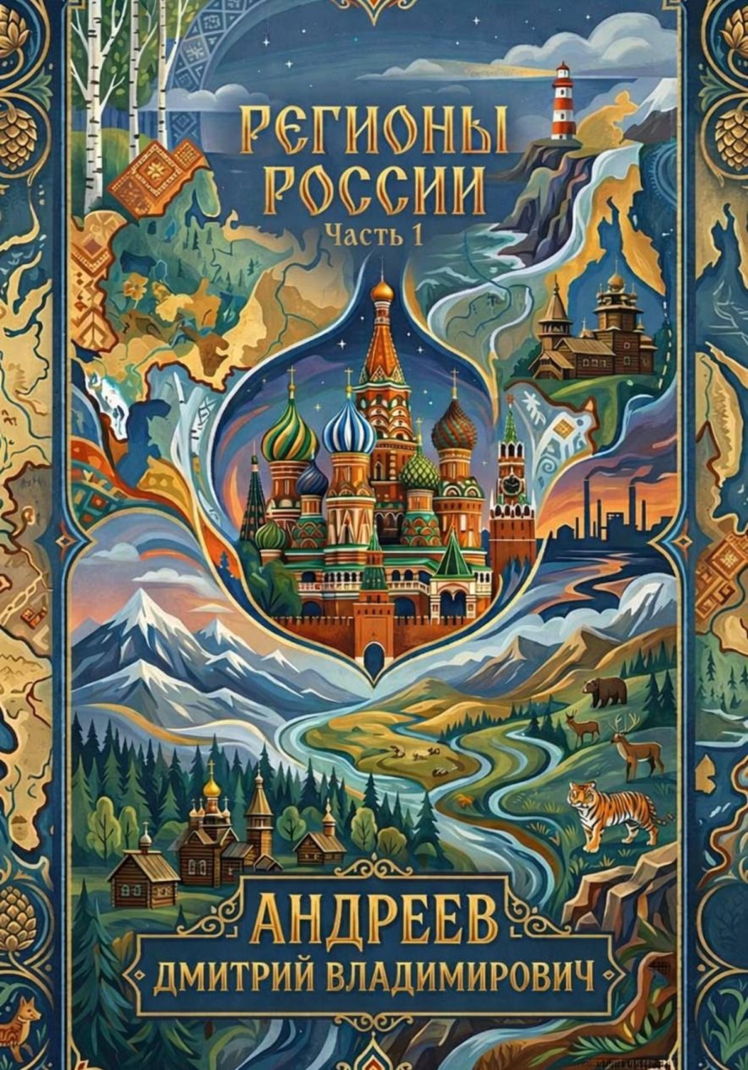 Обложка книги «Регионы России. Часть 1»