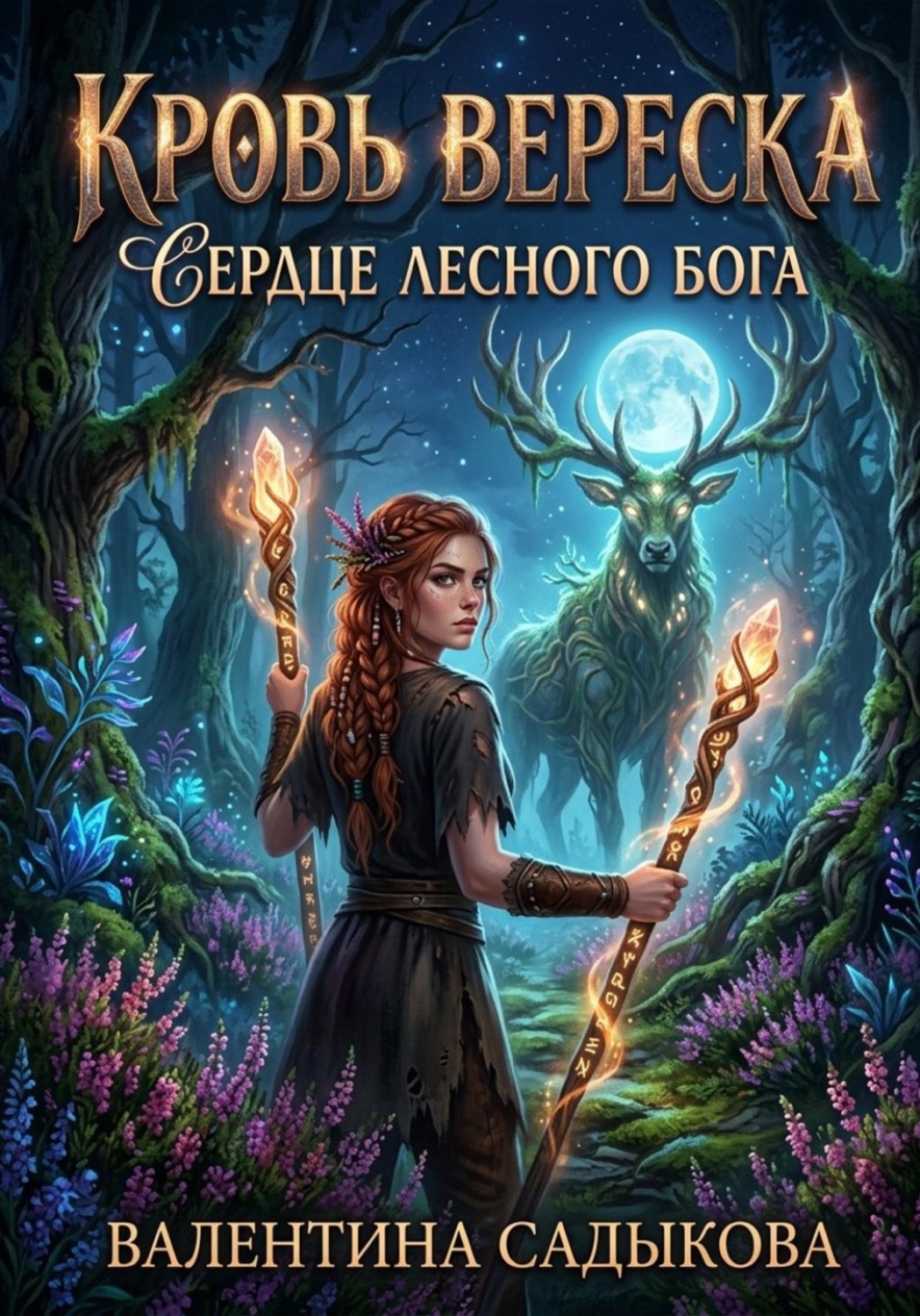Обложка книги «Кровь Вереска: Сердце лесного бога»