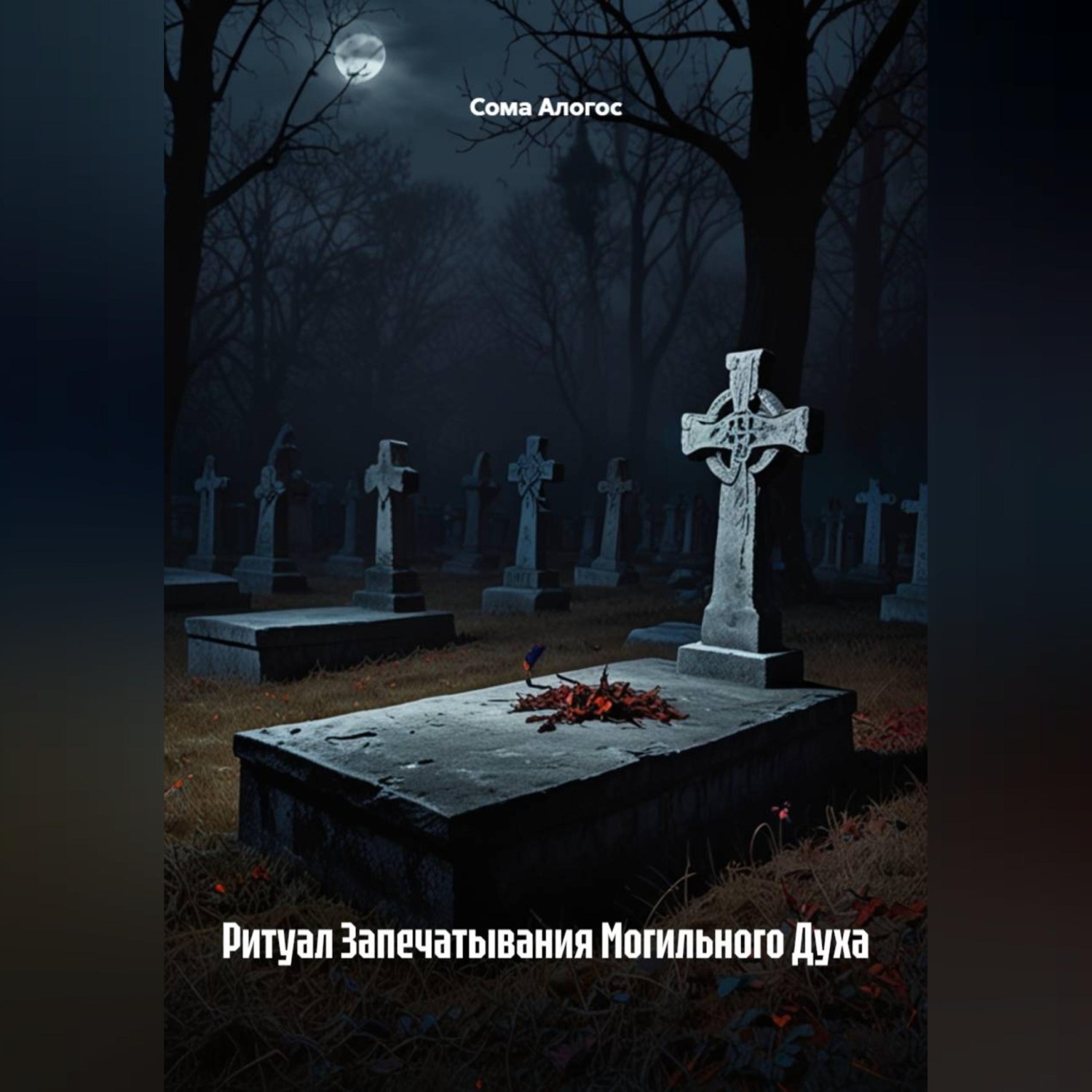 Обложка книги «Ритуал Запечатывания Могильного Духа»