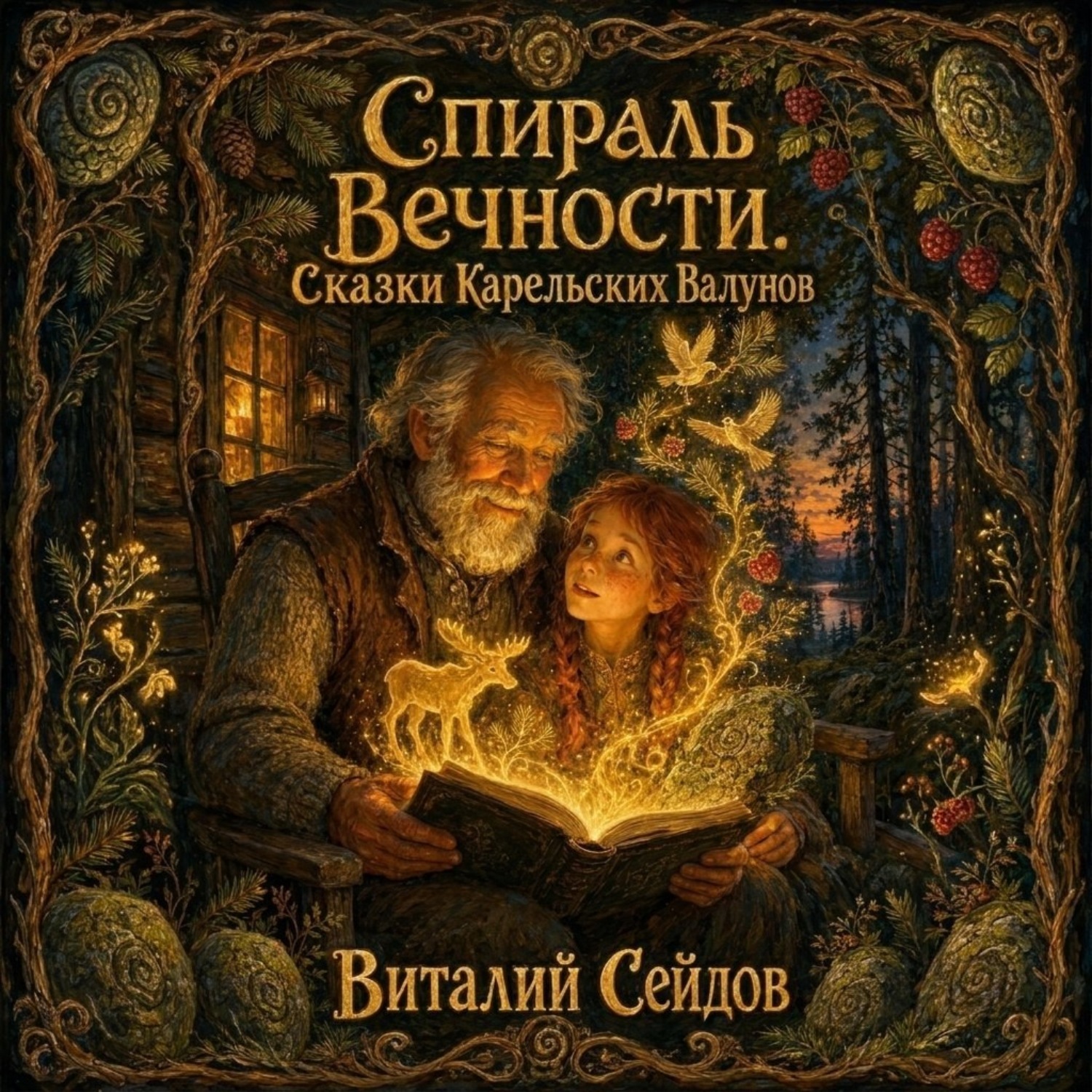 Обложка книги «Спираль Вечности. Сказки Карельских Валунов»