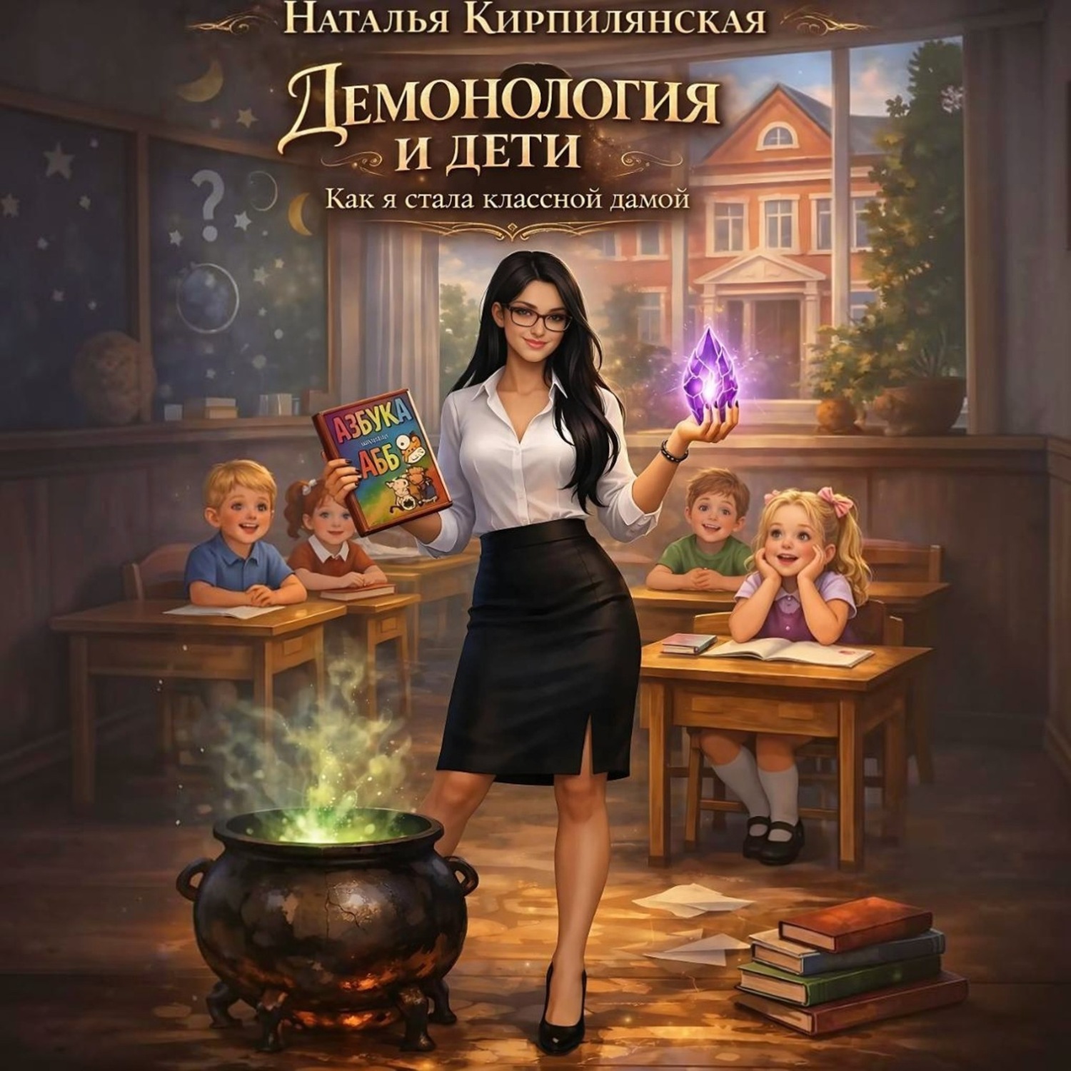 Обложка книги «Демонология и дети. Как я стала классной дамой.»