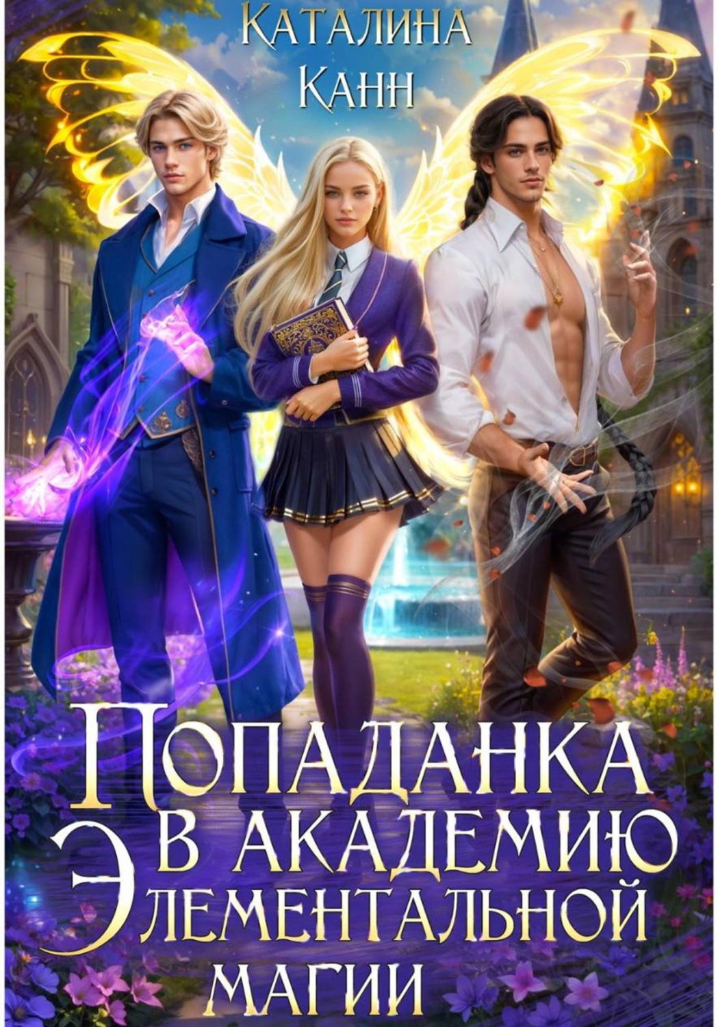 Обложка книги «Попаданка в Академию элементальной магии 1»