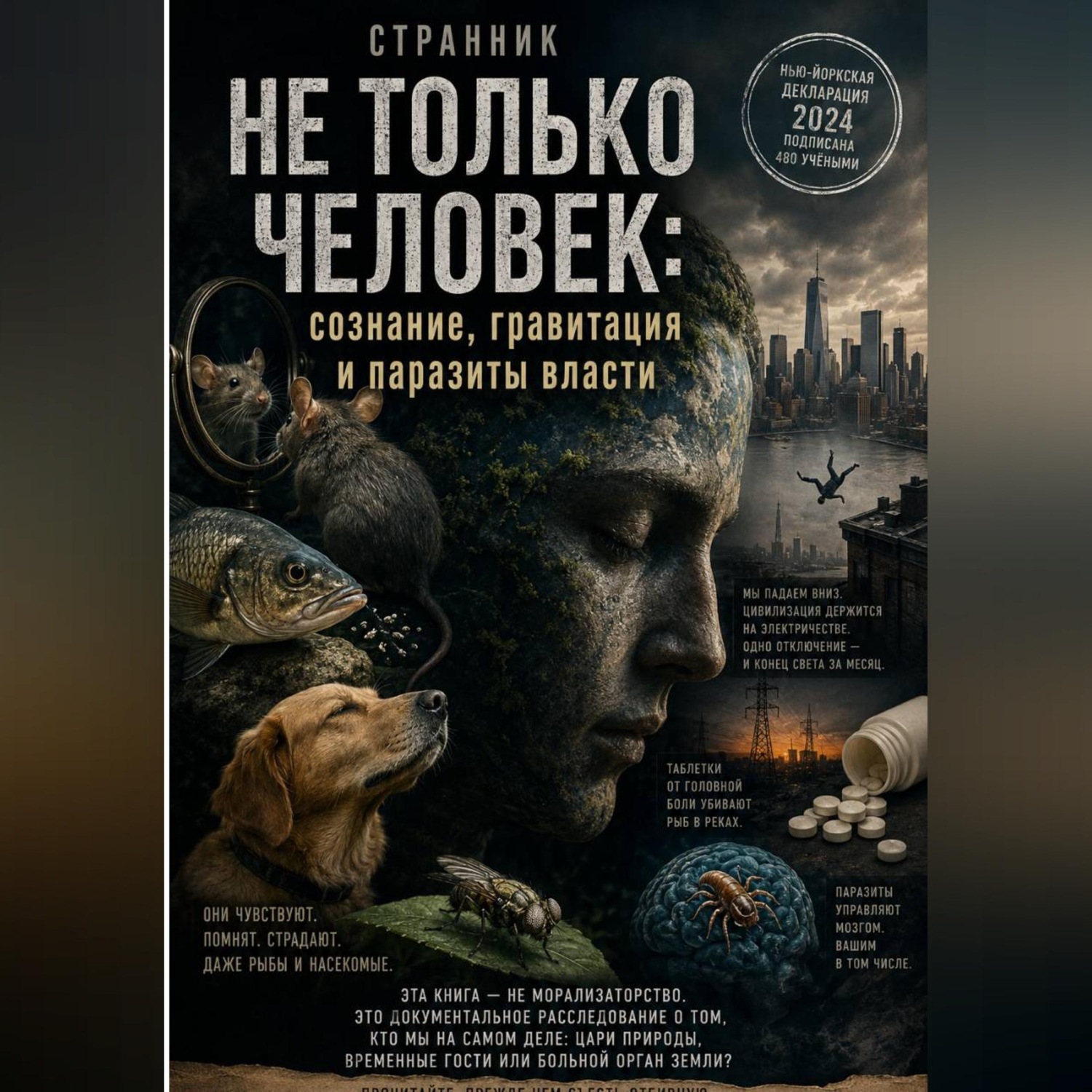 Обложка книги «Не только человек: сознание, гравитация и паразиты власти»