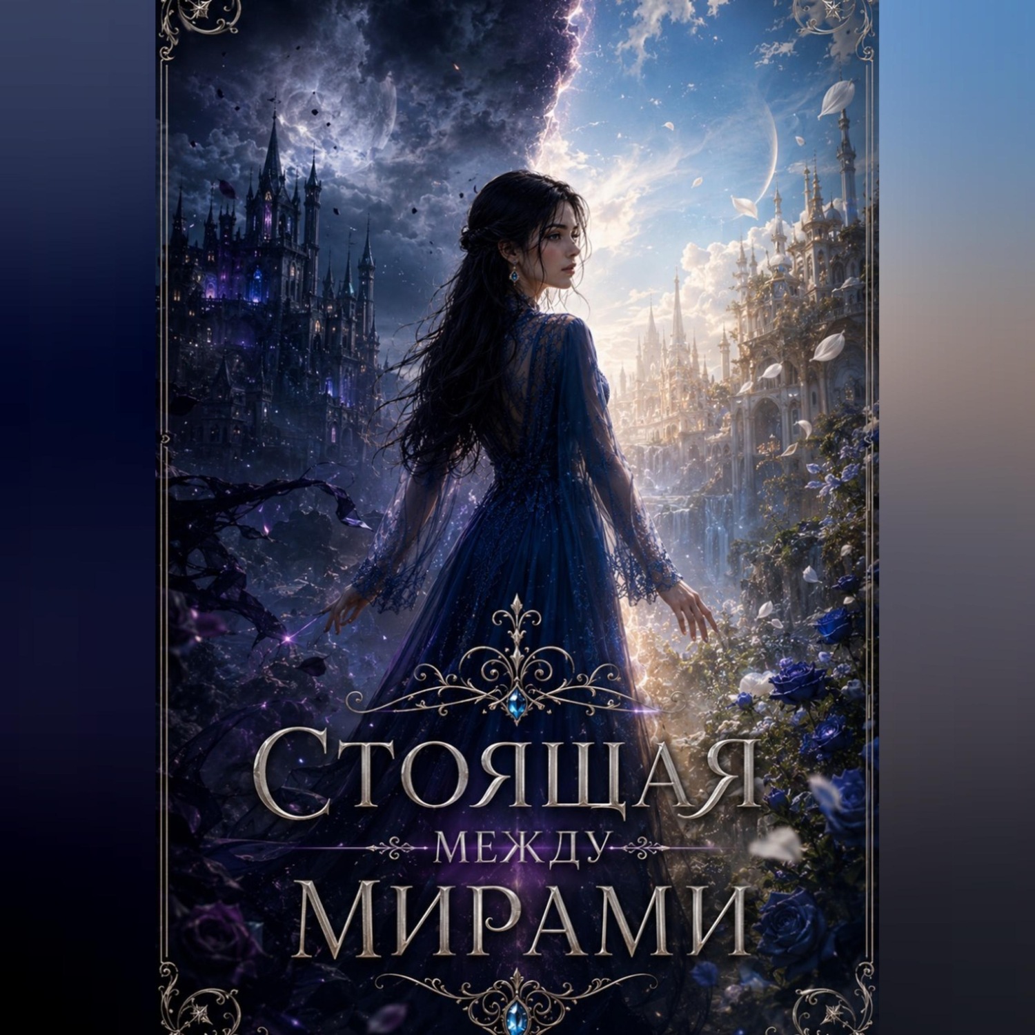 Обложка книги «Стоящая между мирами»