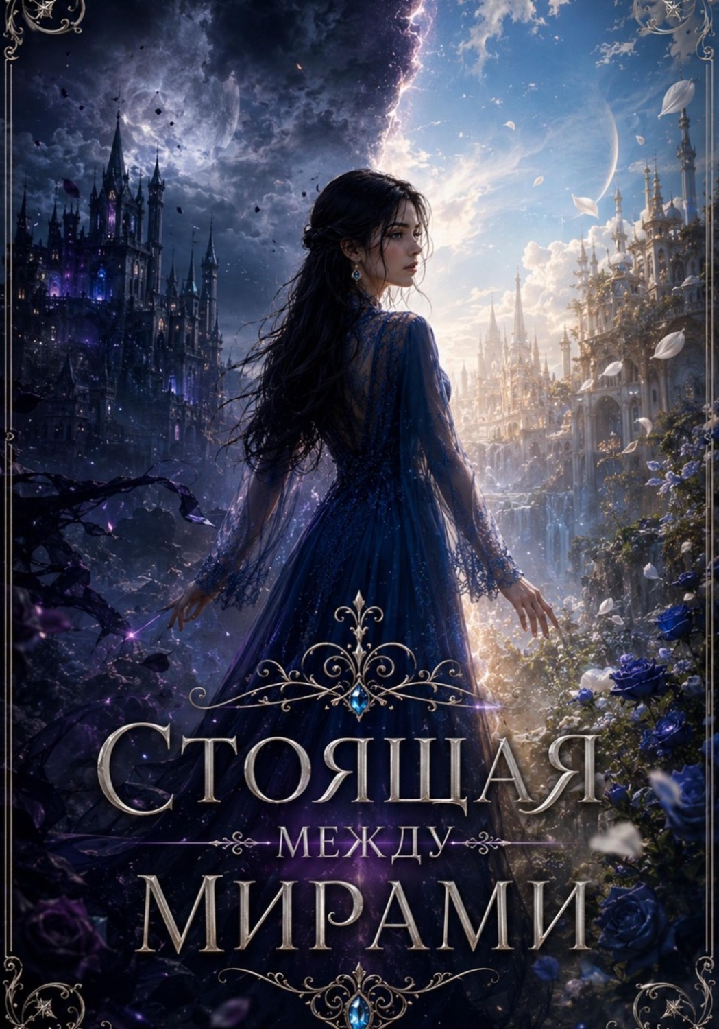 Обложка книги «Стоящая между мирами»