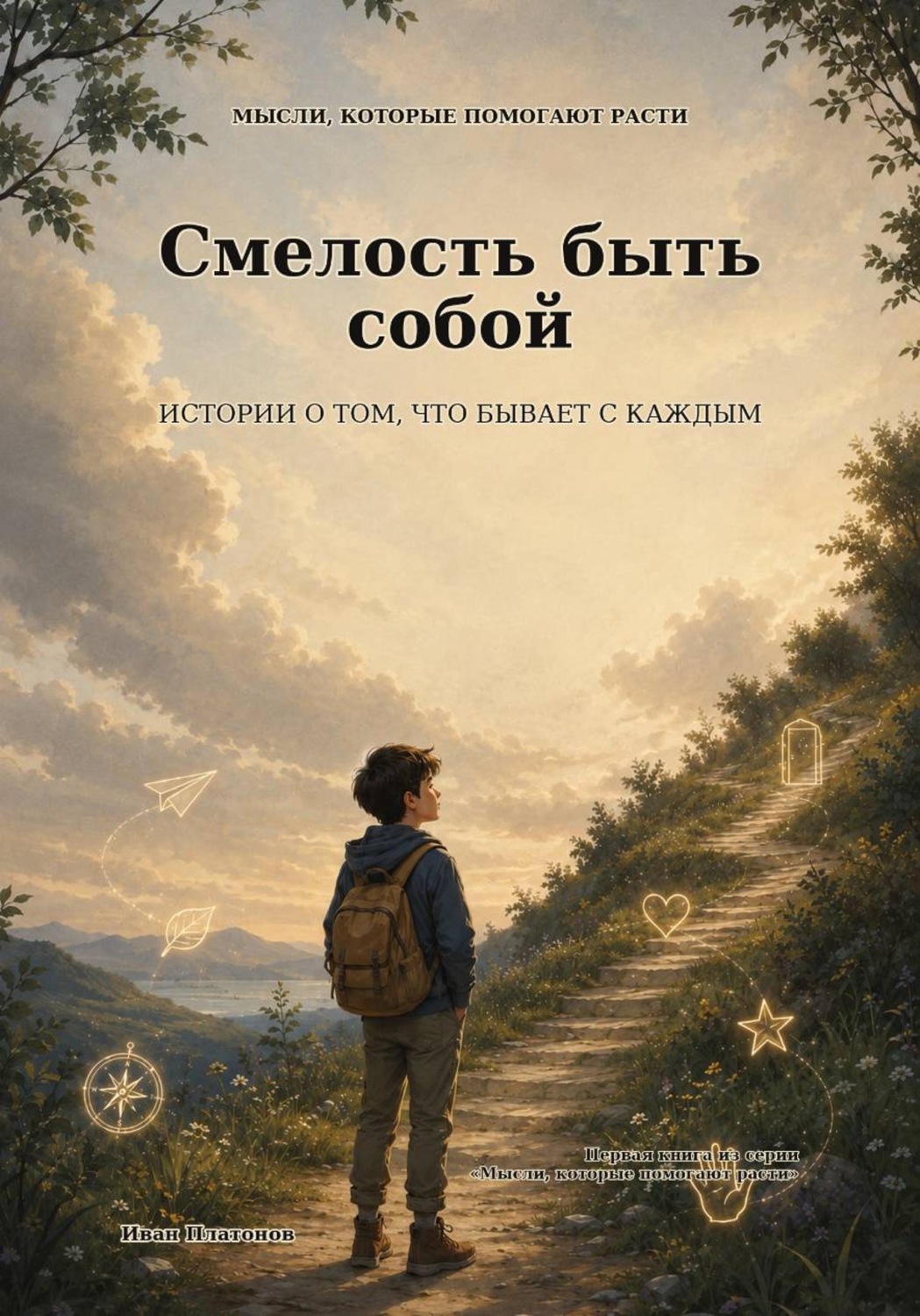 Обложка книги «Мысли, которые помогают расти. Книга 1: Смелость быть собой»