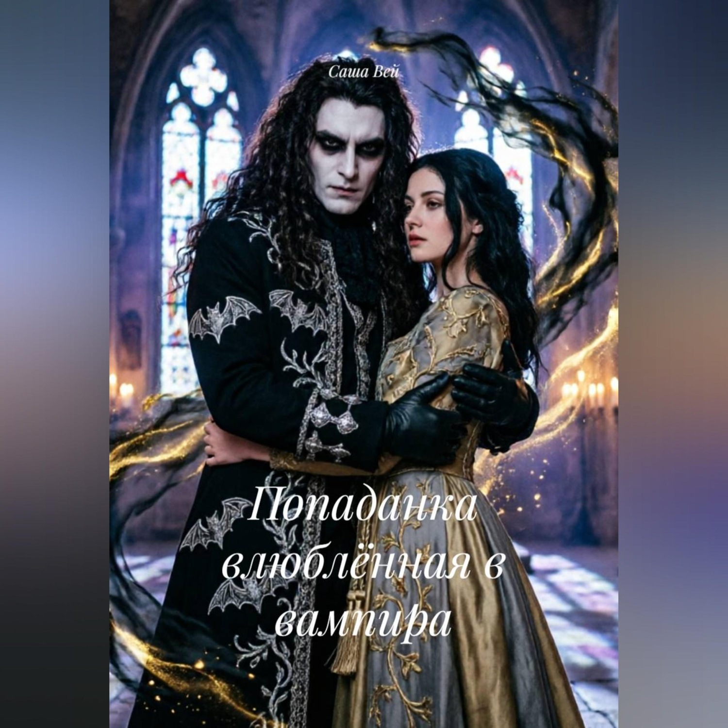 Обложка книги «Попаданка влюблённая в вампира»