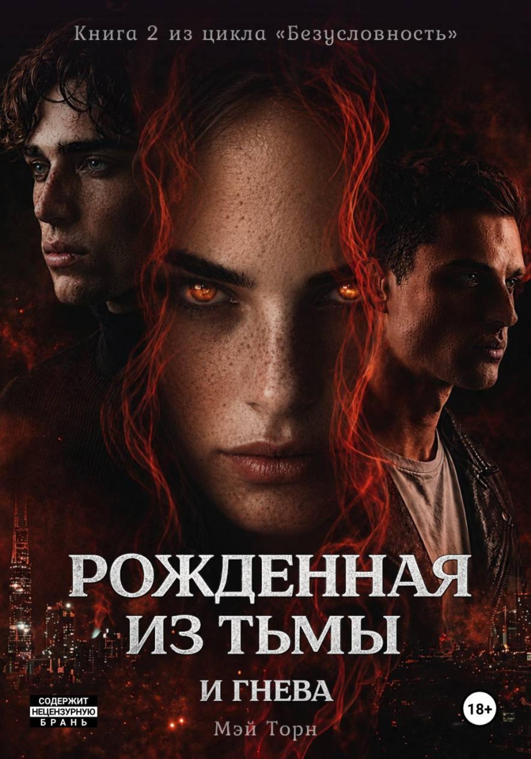 Обложка книги «Безусловность. Рожденная из тьмы и гнева»