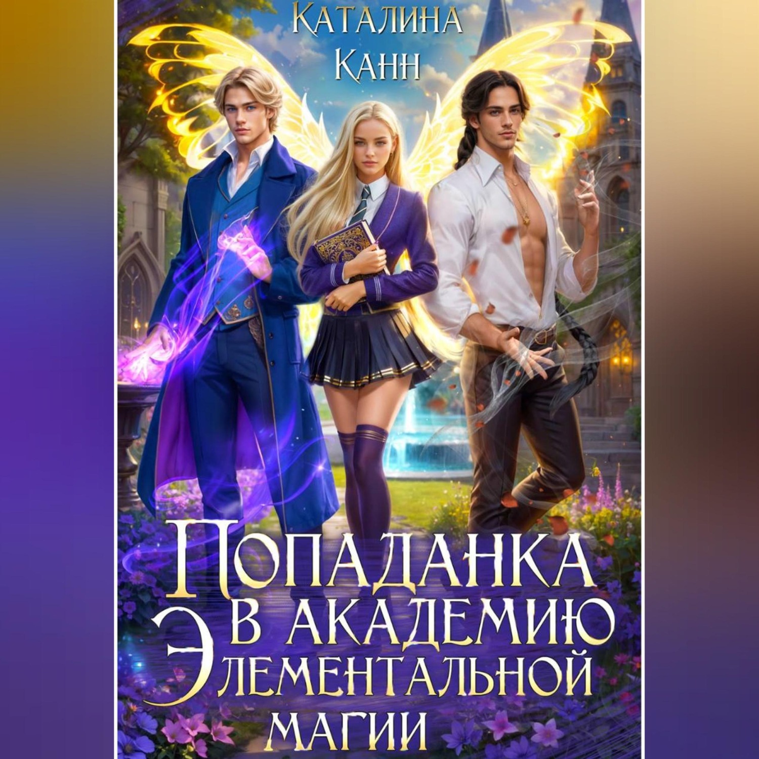 Обложка книги «Попаданка в Академию элементальной магии 1»