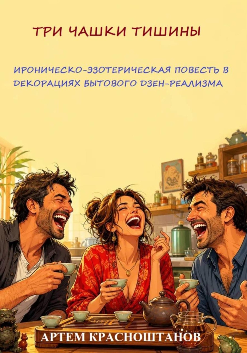 Обложка книги «ТРИ ЧАШКИ ТИШИНЫ»