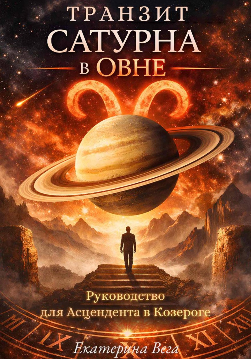 Обложка книги «Транзит Сатурна в Овне. Руководство для Асцендента в Козероге»
