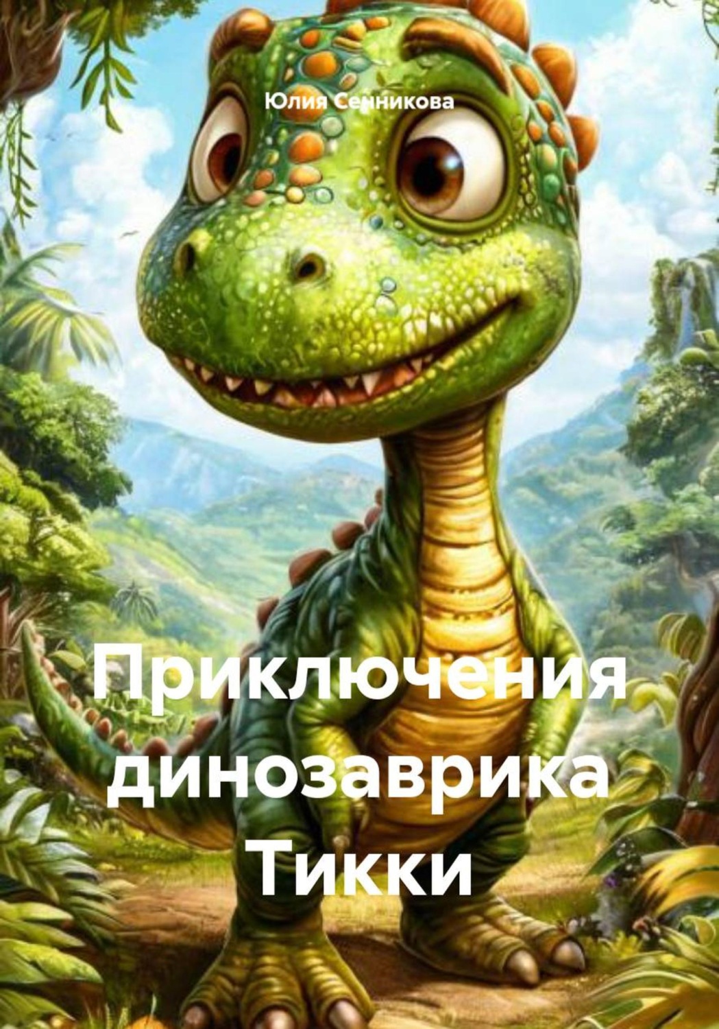 Обложка книги «Приключения динозаврика Тикки»