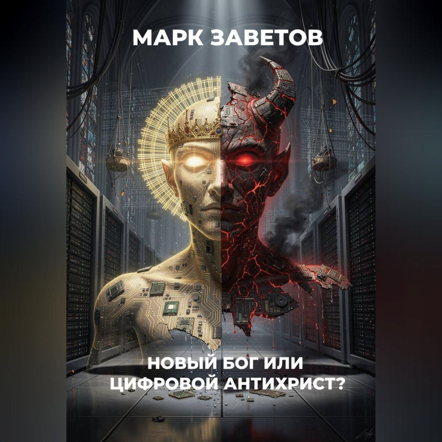 Обложка книги «Новый Бог или цифровой Антихрист»