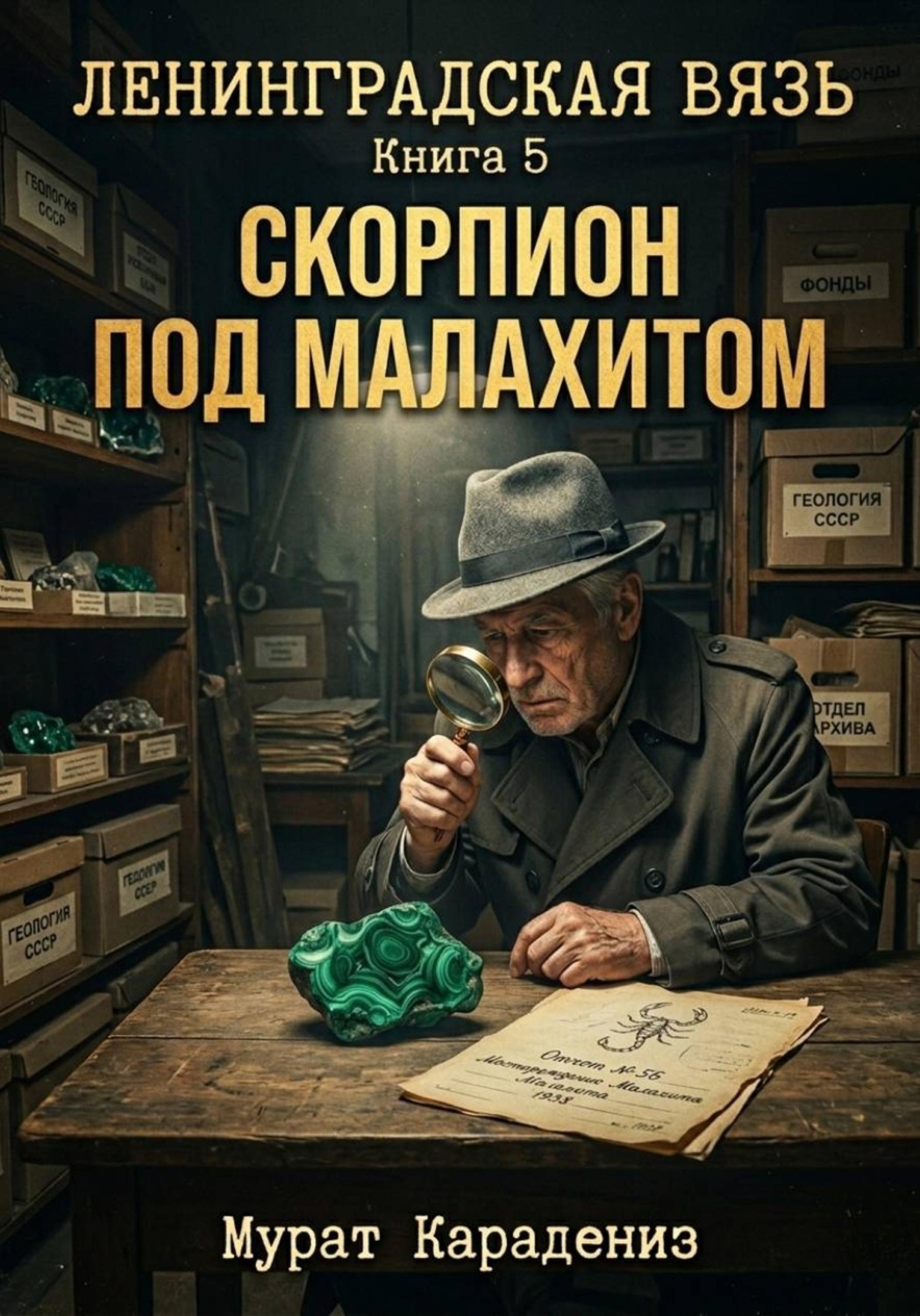 Обложка книги «Скорпион под малахитом»