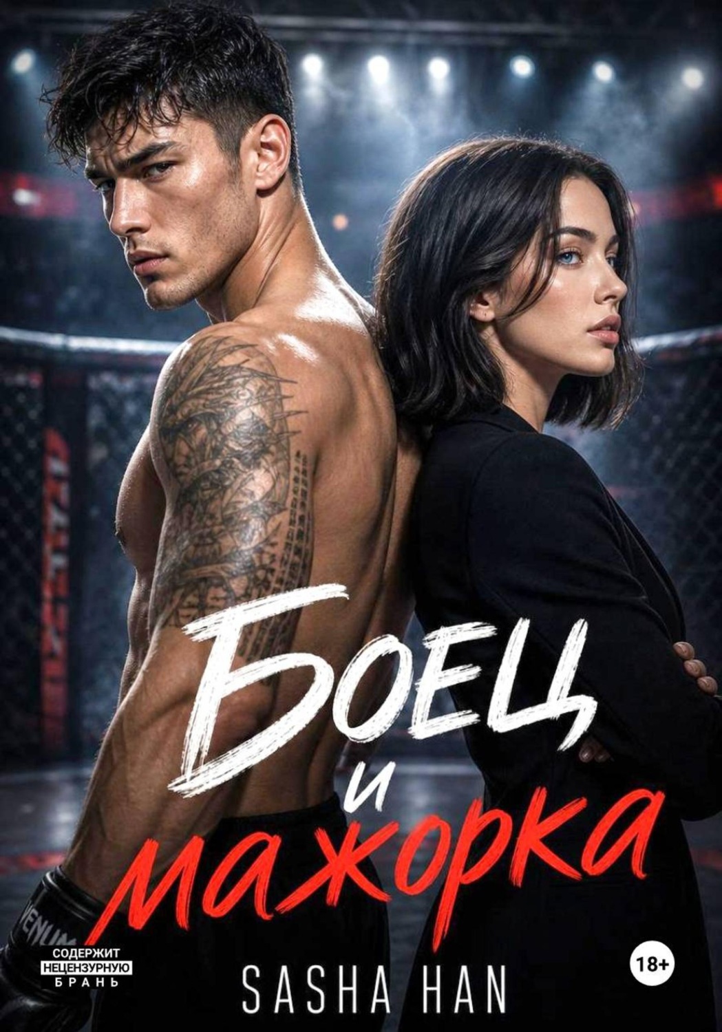 Обложка книги «Боец и мажорка»