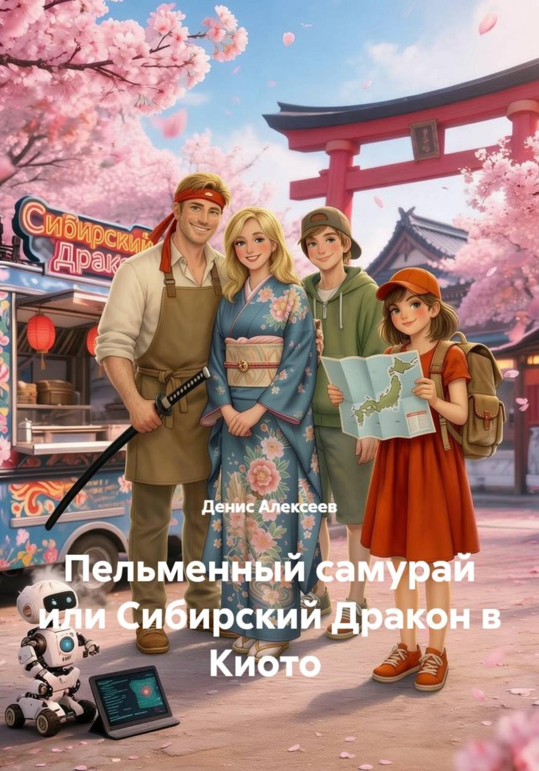 Обложка книги «Пельменный самурай, или Сибирский Дракон в Киото»