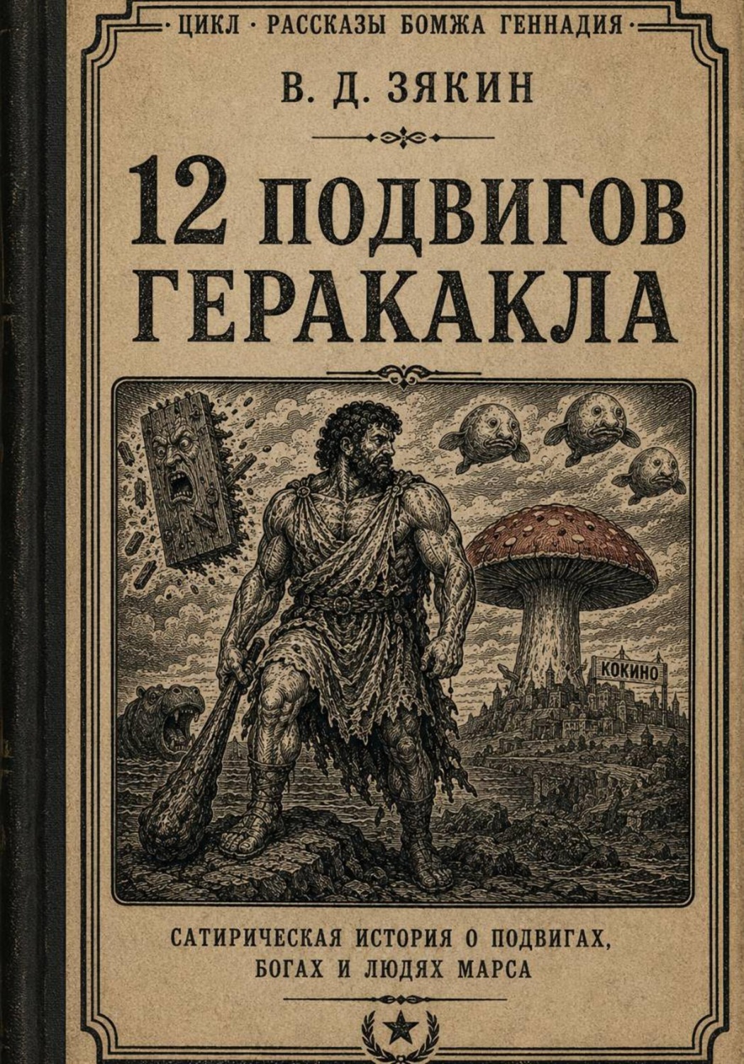 Обложка книги «Двенадцать подвигов Геракакла»