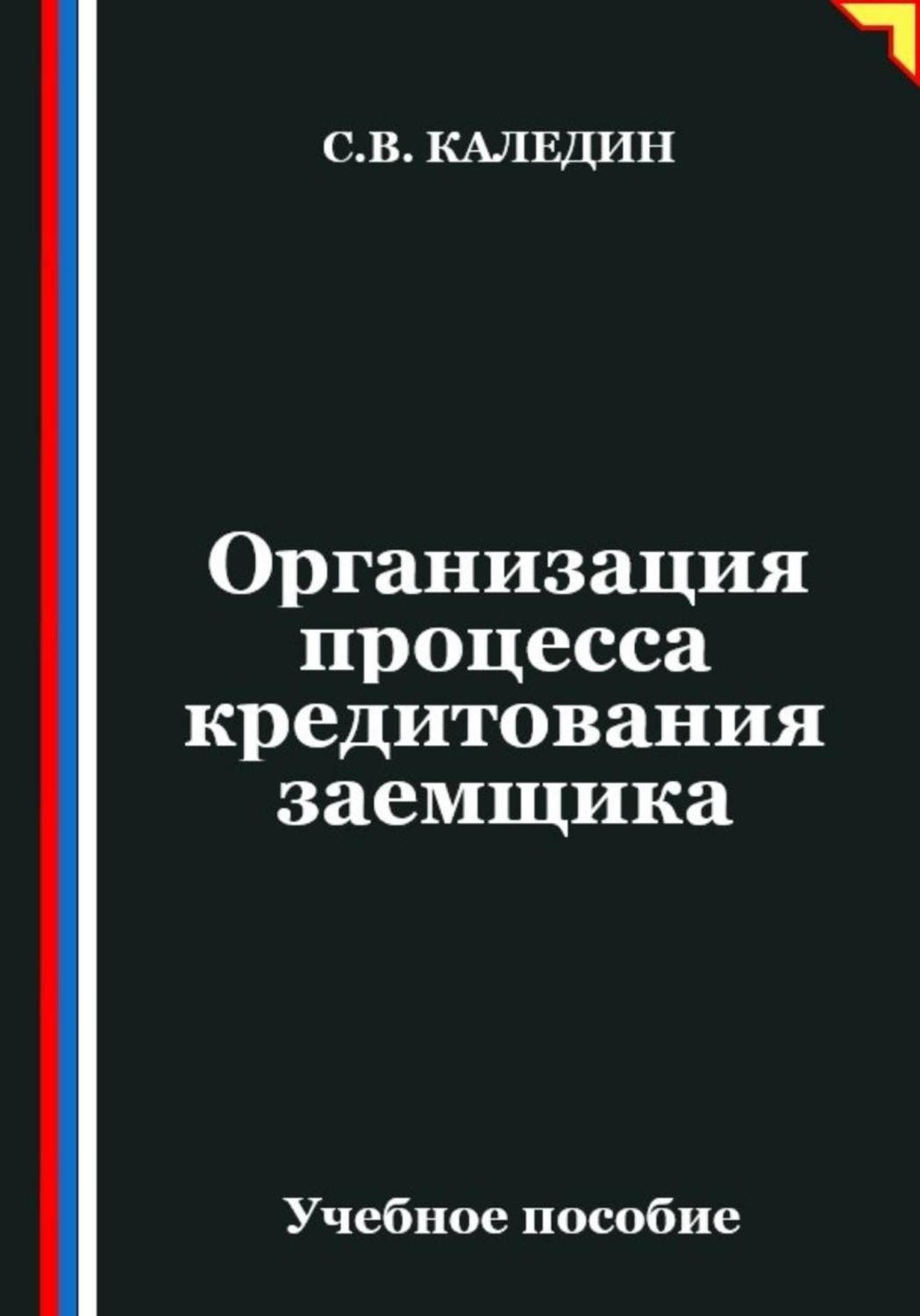Обложка книги «Организация процесса кредитования заемщика»