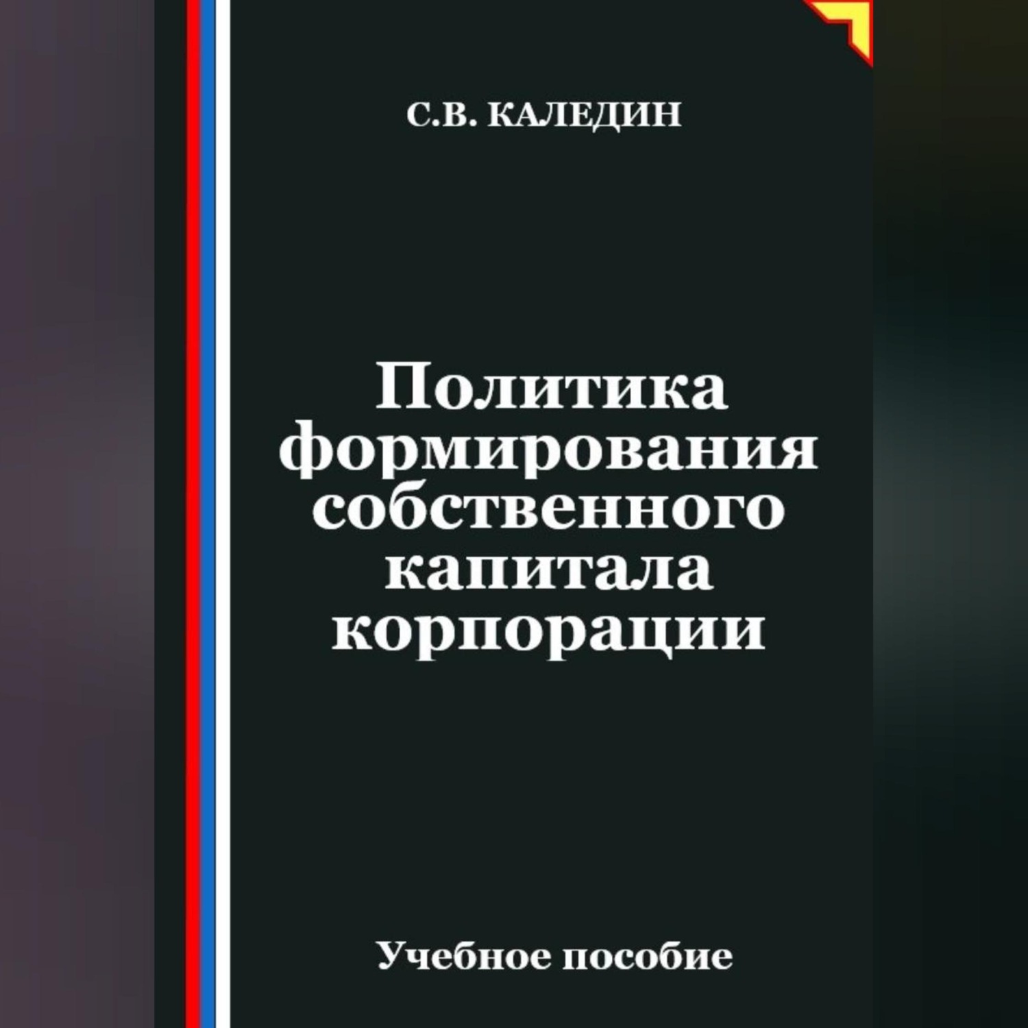 Обложка книги «Политика формирования собственного капитала корпорации»